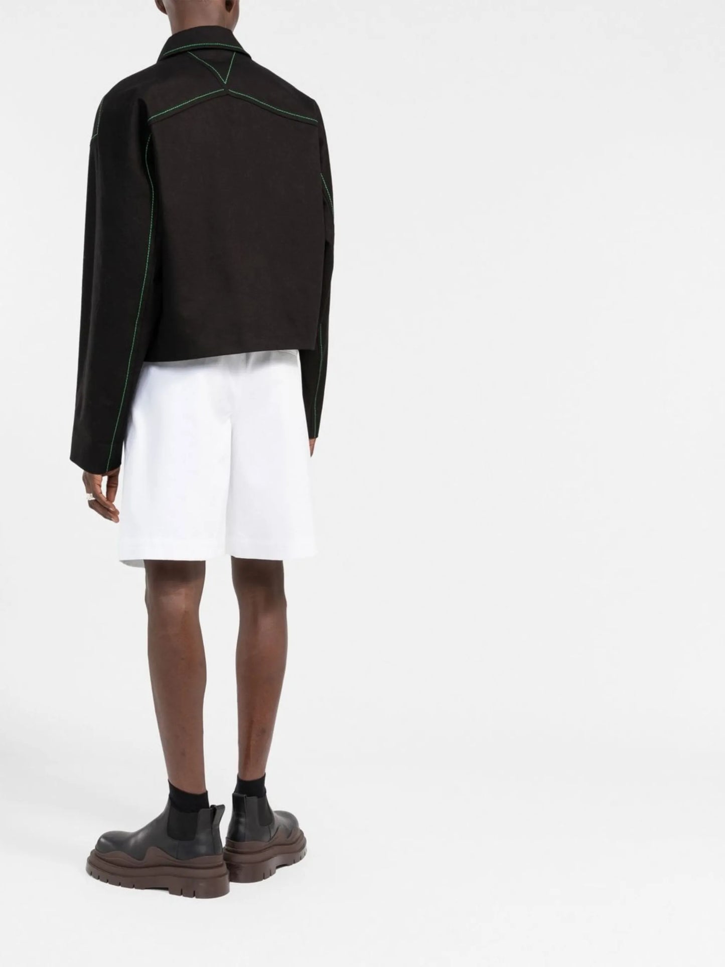 logo-waistband Bermuda shorts