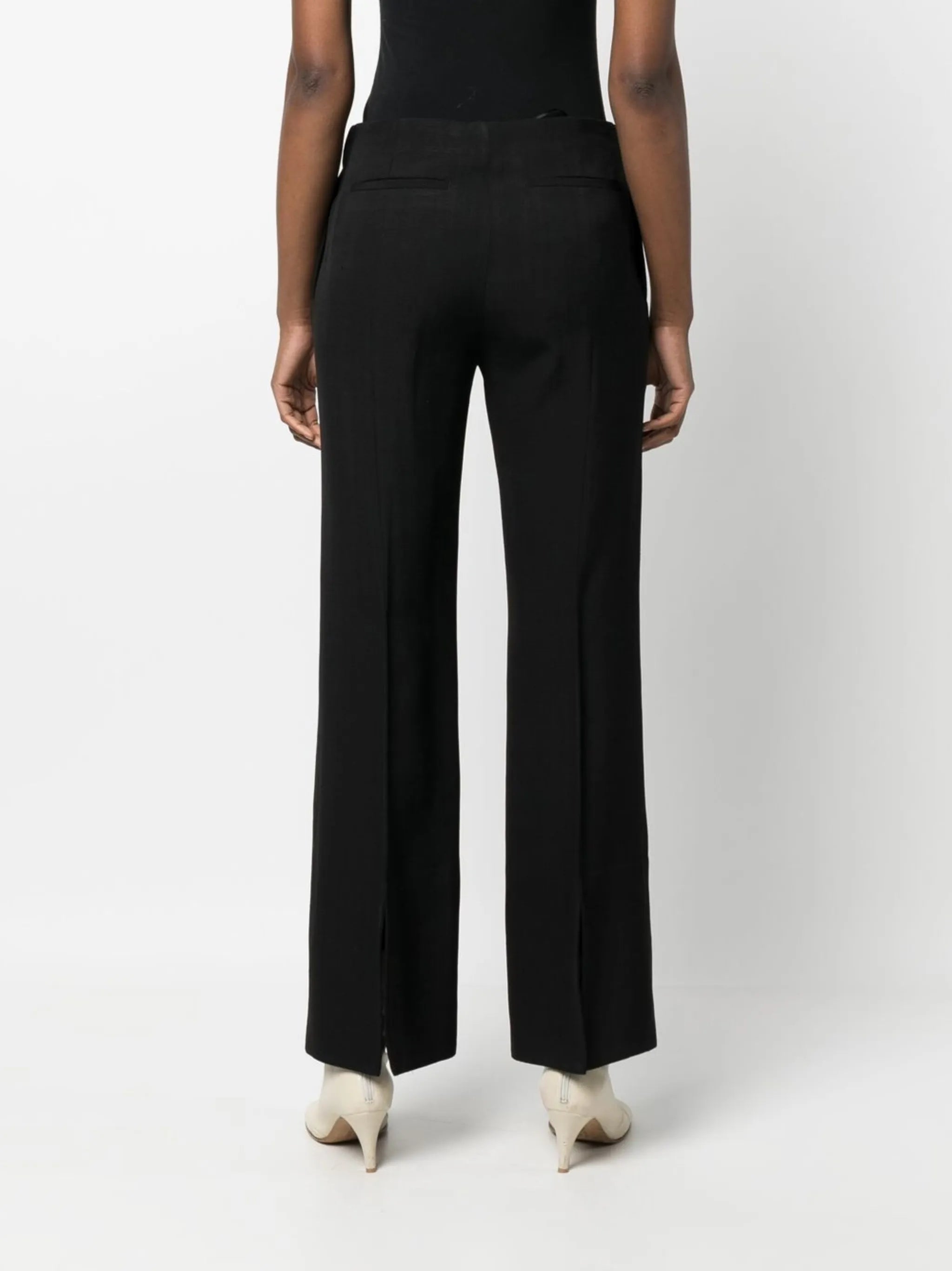 straight-leg trousers