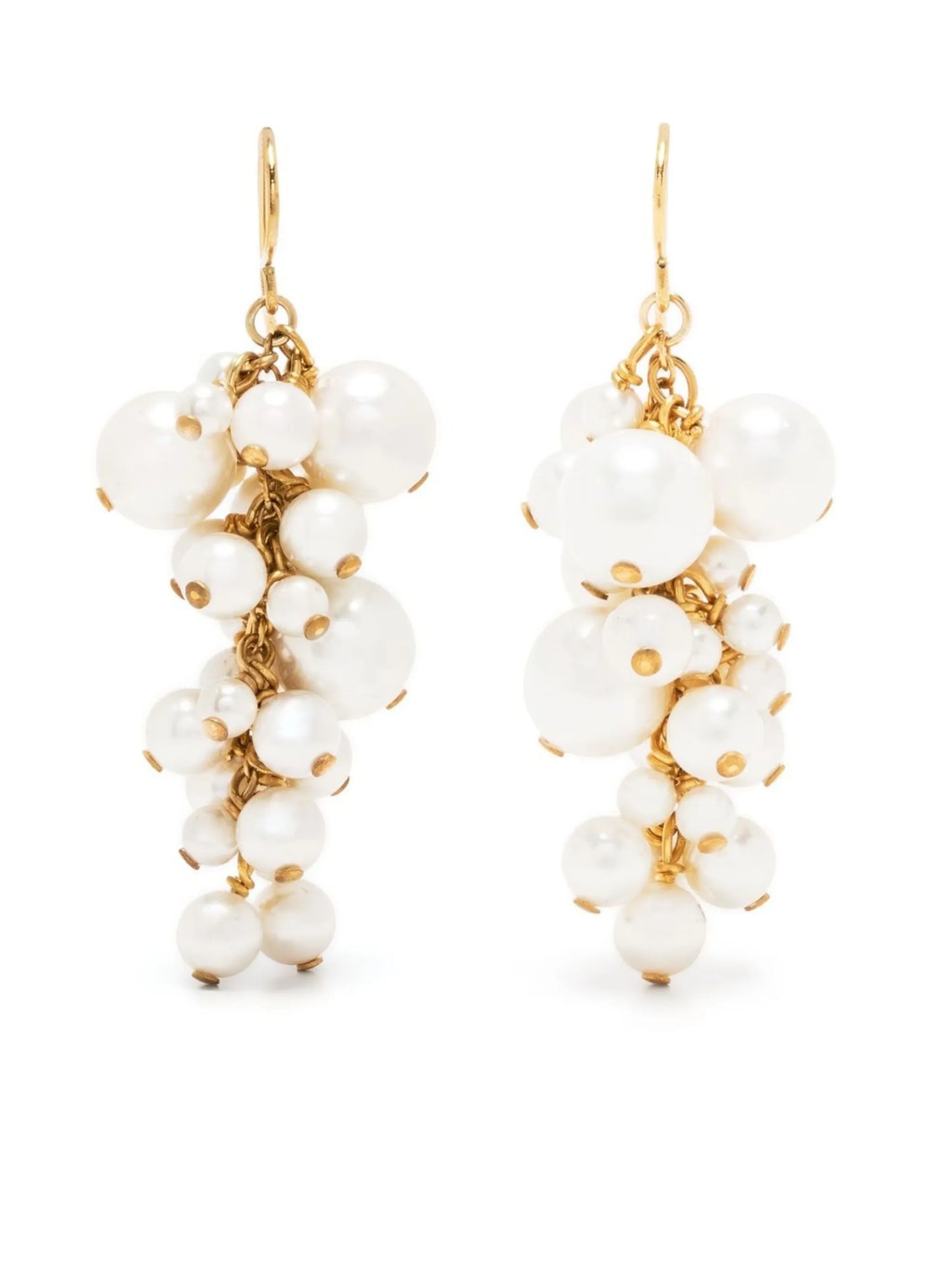 Blossom pearl drop earrings