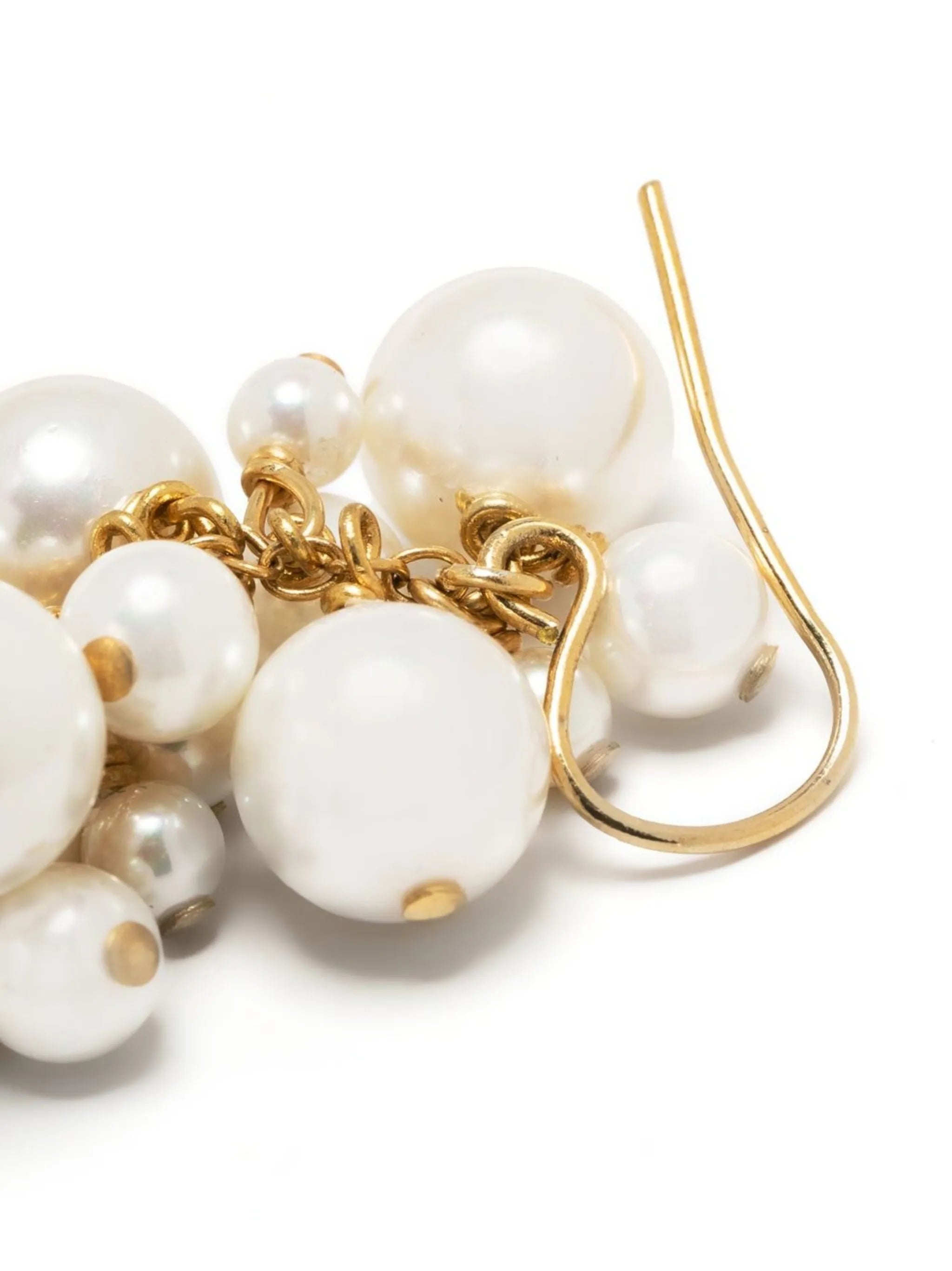 Blossom pearl drop earrings
