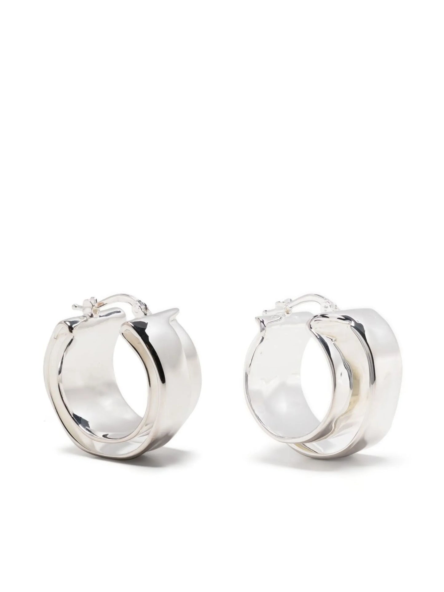 double layer hoop earrings