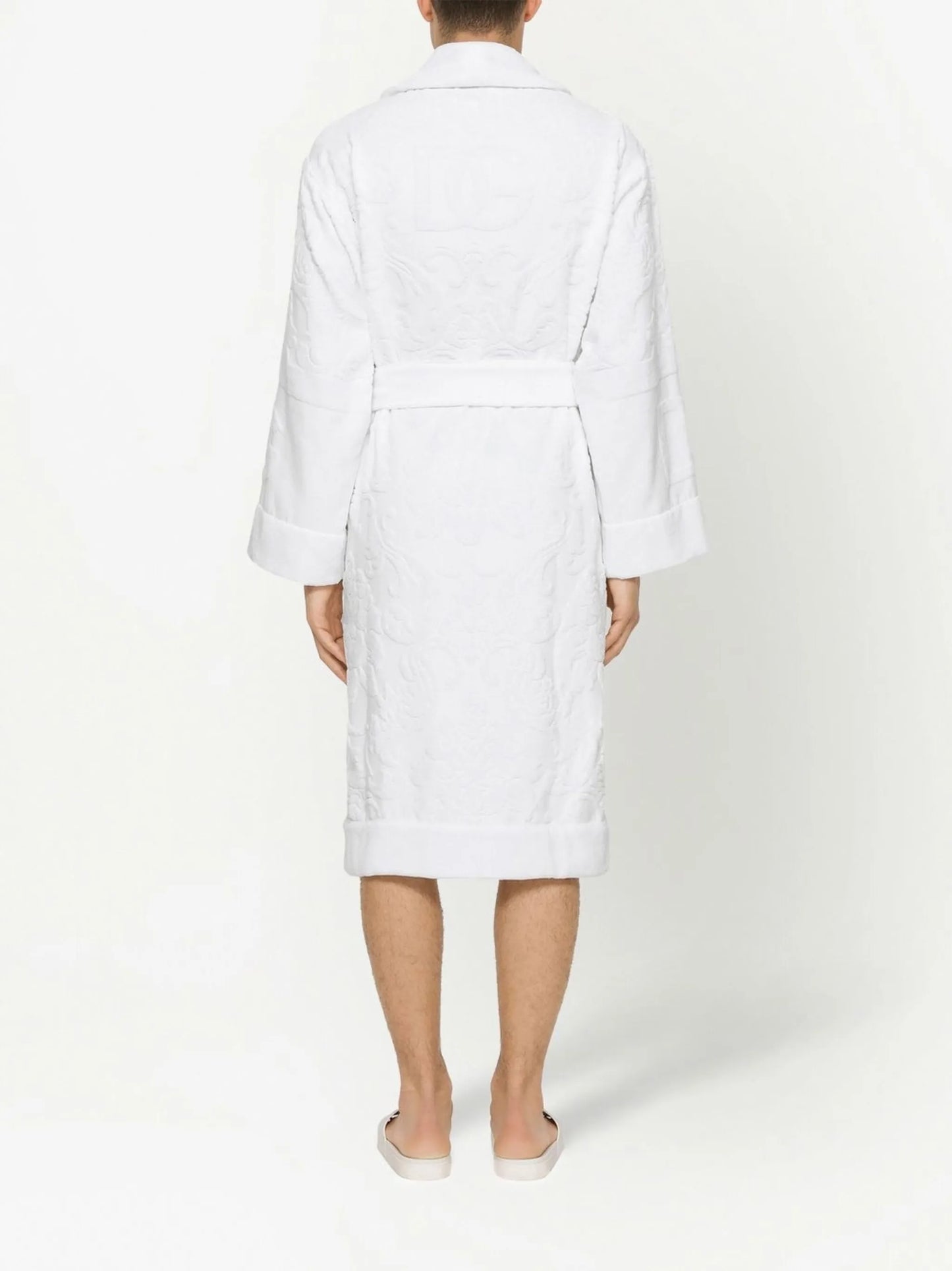 terry cotton jacquard bath robe