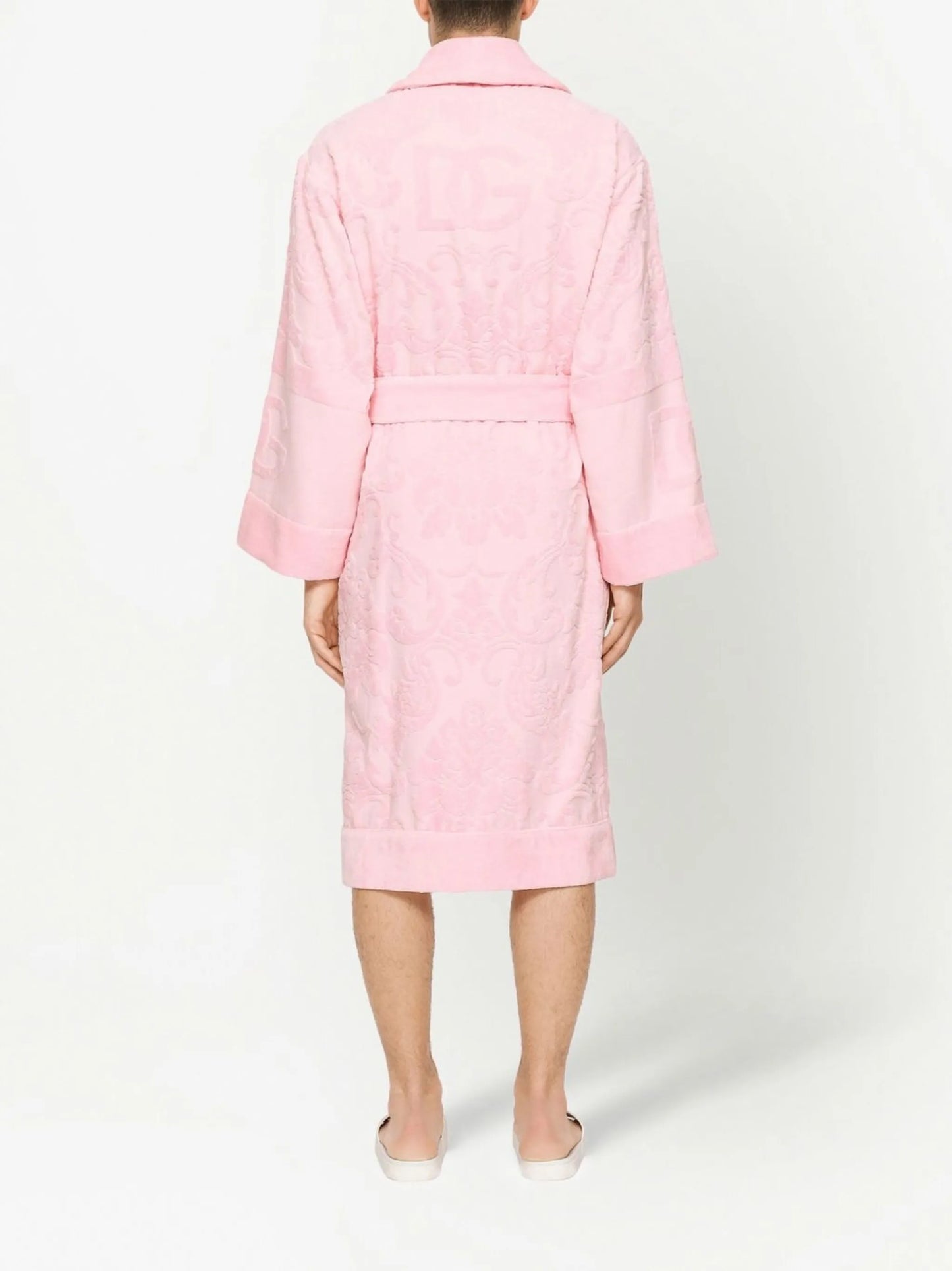 terry cotton jacquard bath robe