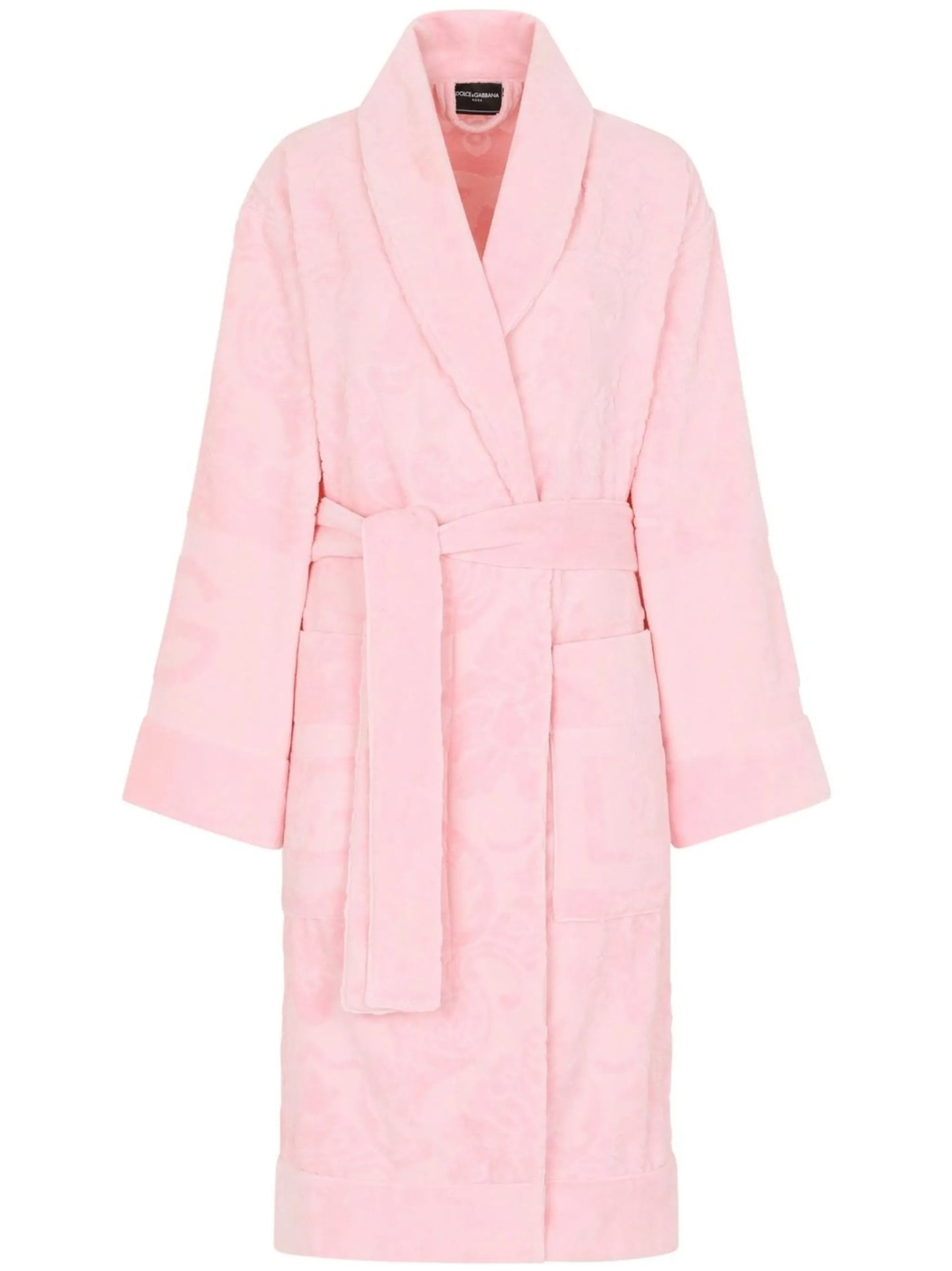 terry cotton jacquard bath robe
