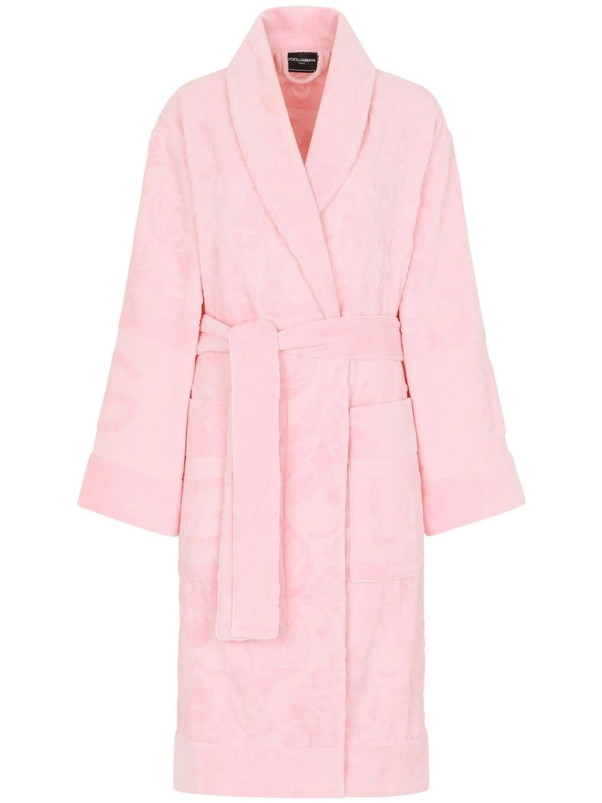 terry cotton jacquard bath robe