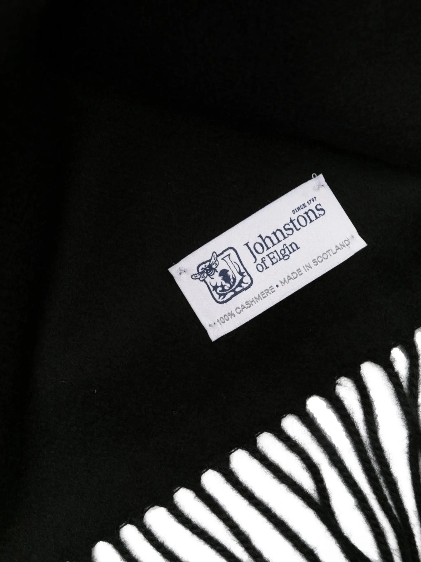 Joe logo-patch detail scarf