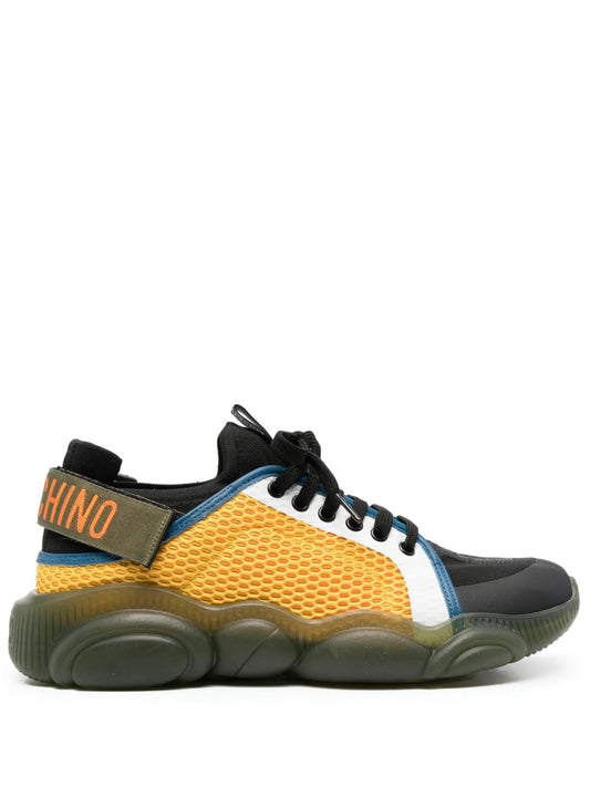 colour-block lace-up sneakers