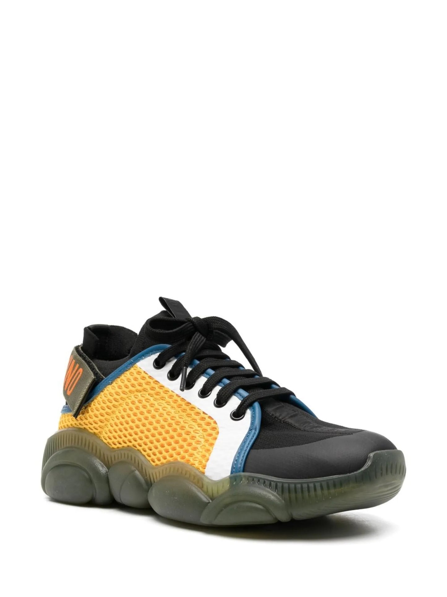 colour-block lace-up sneakers