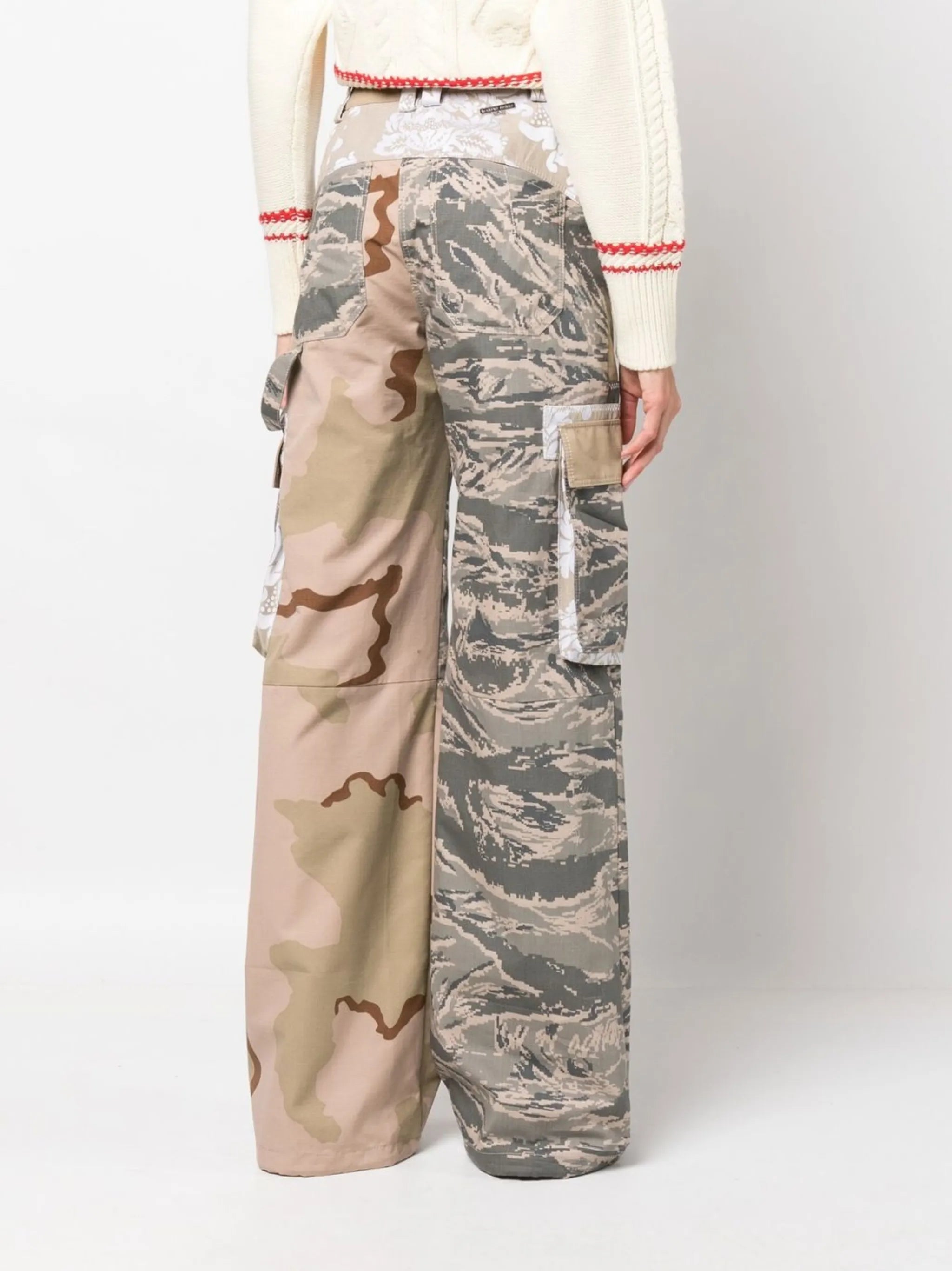 Desert Damask cargo trousers