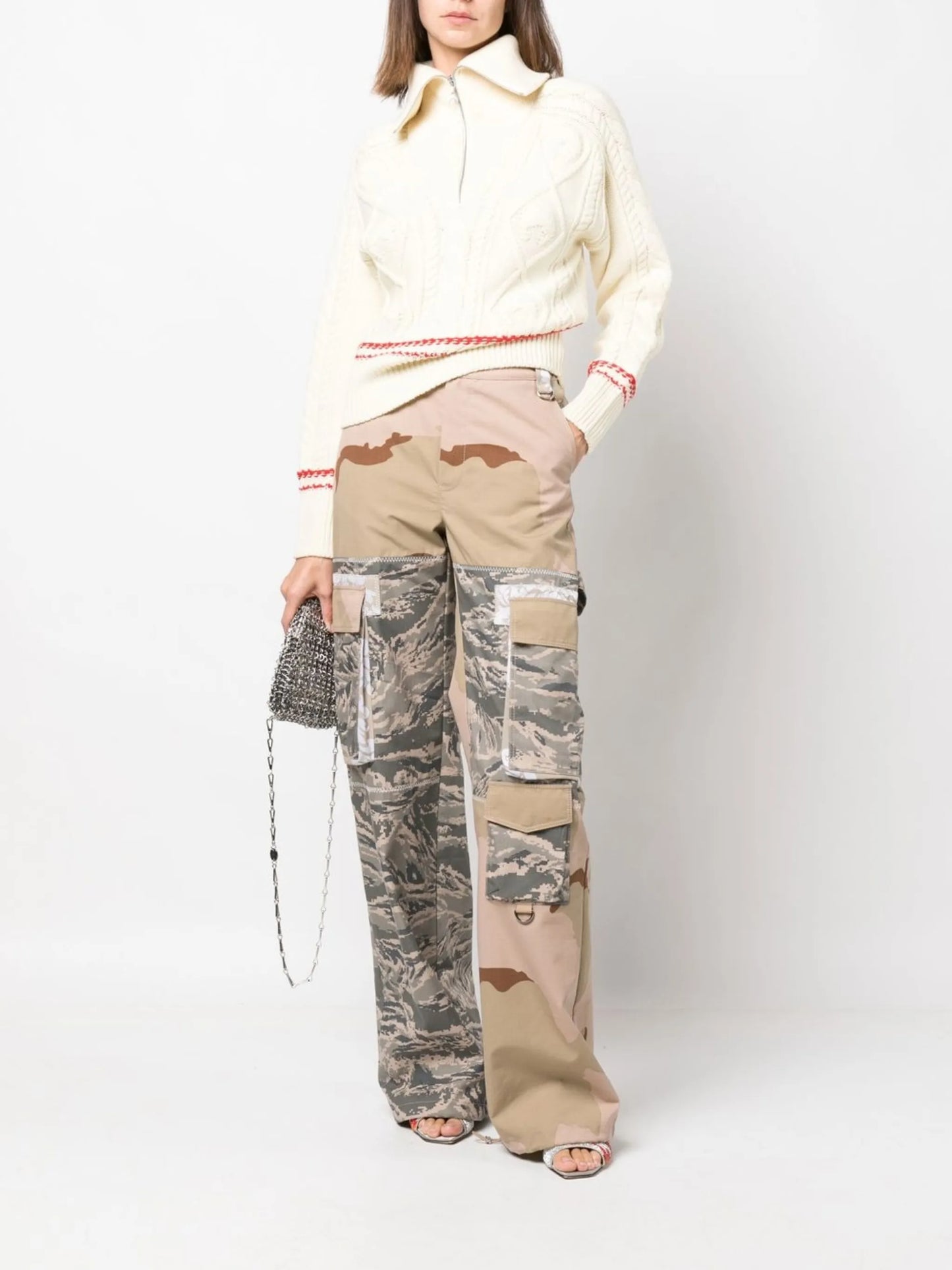 Desert Damask cargo trousers