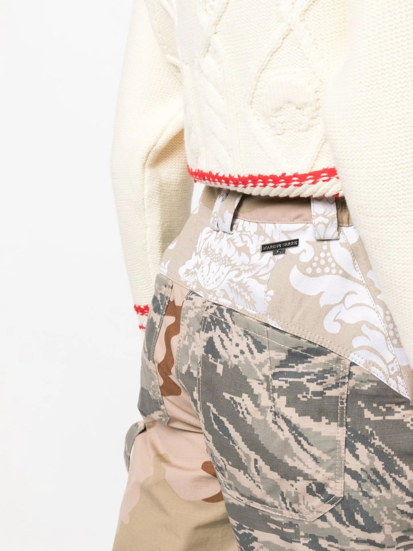 Desert Damask cargo trousers