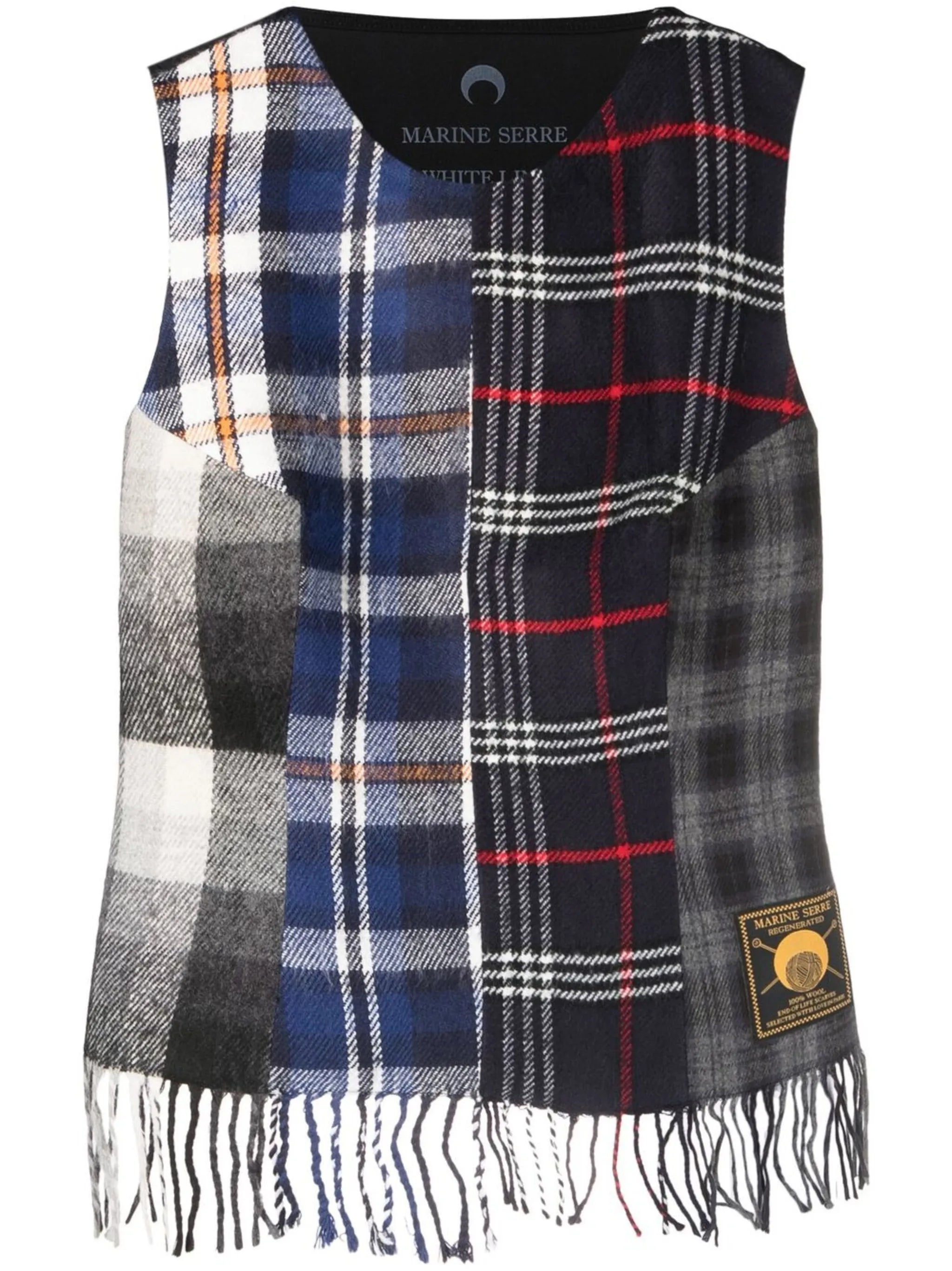 tartan sleeveless top