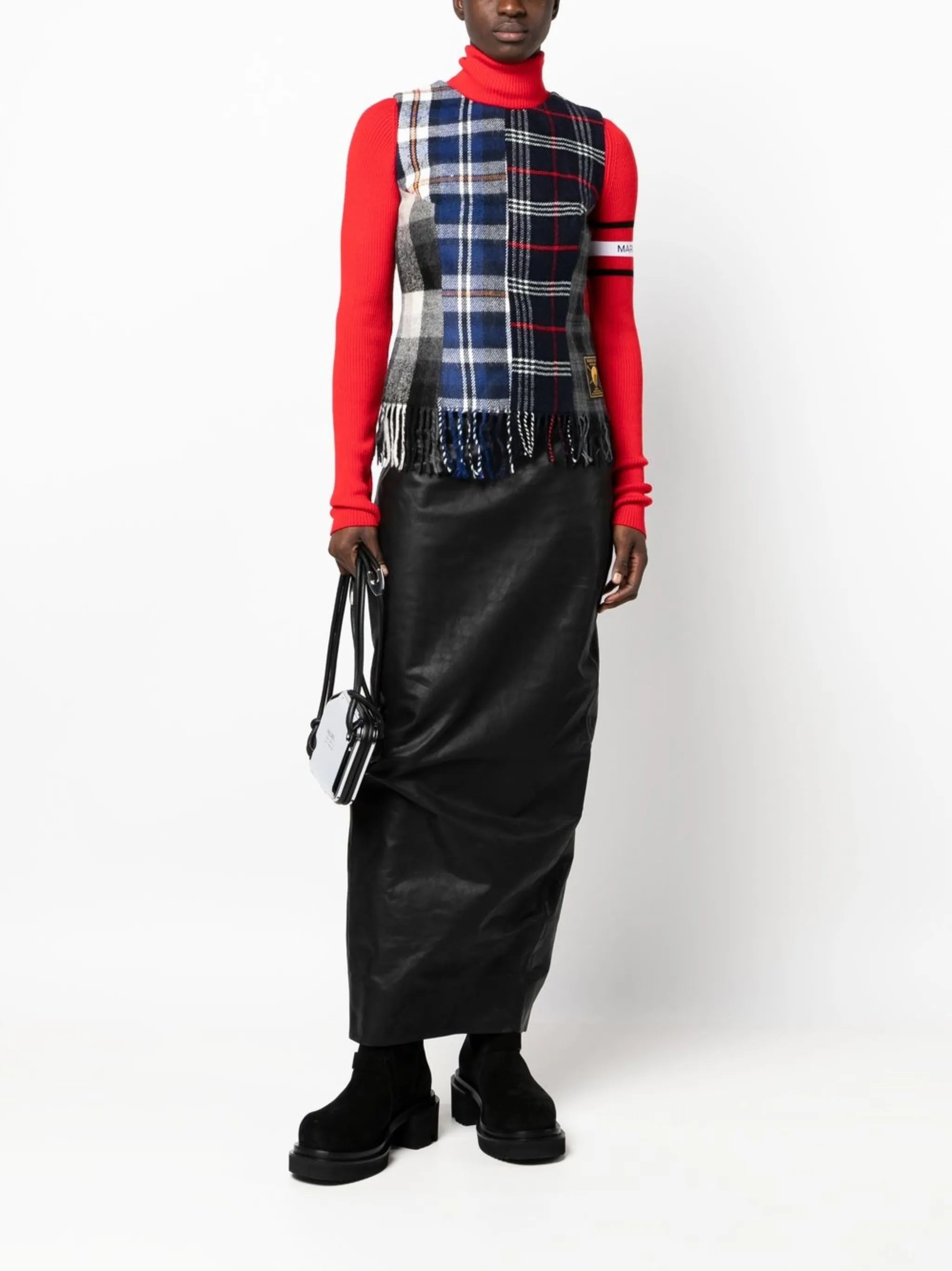 tartan sleeveless top