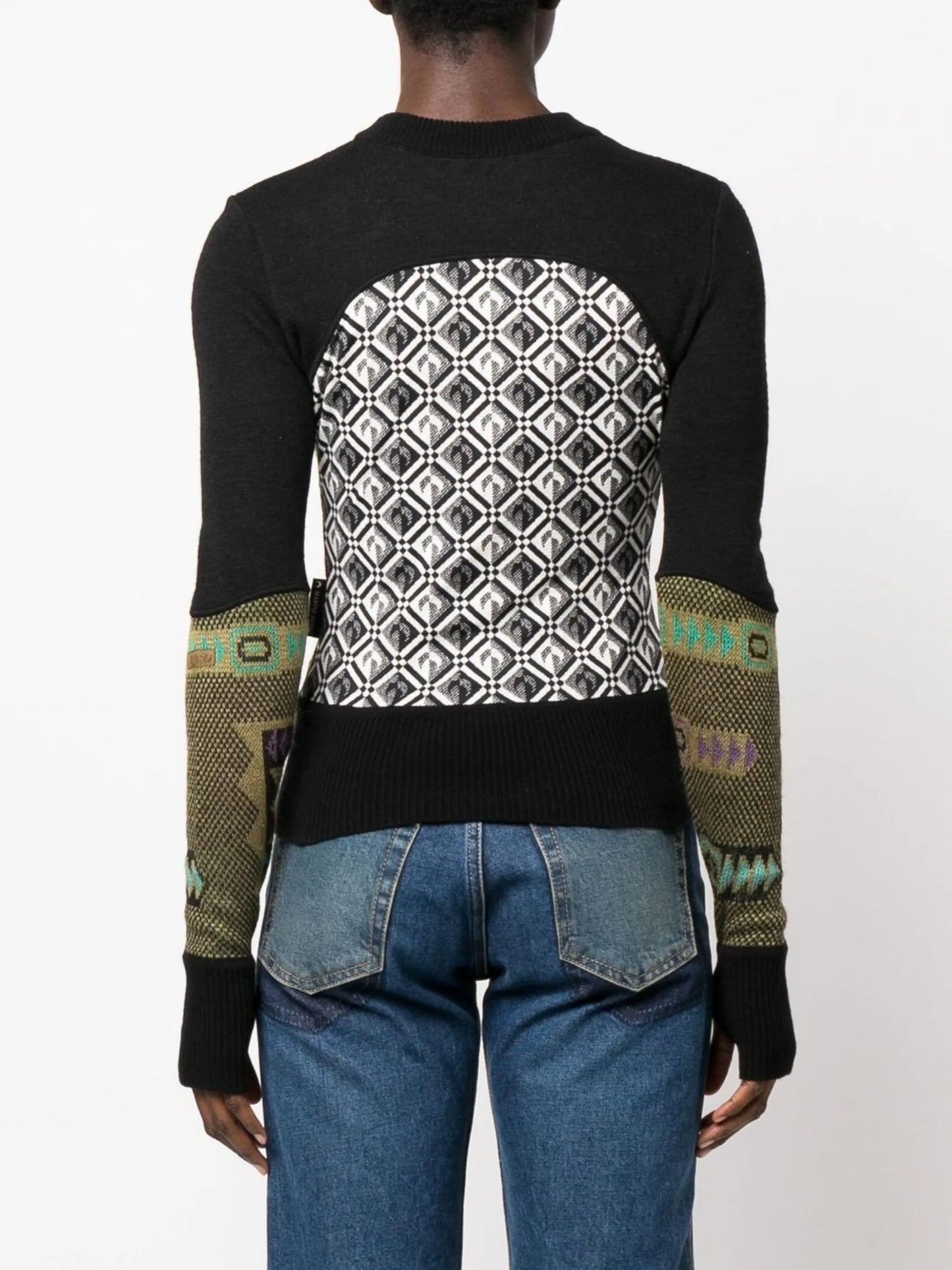 Knit Mélange Hybrid jumper