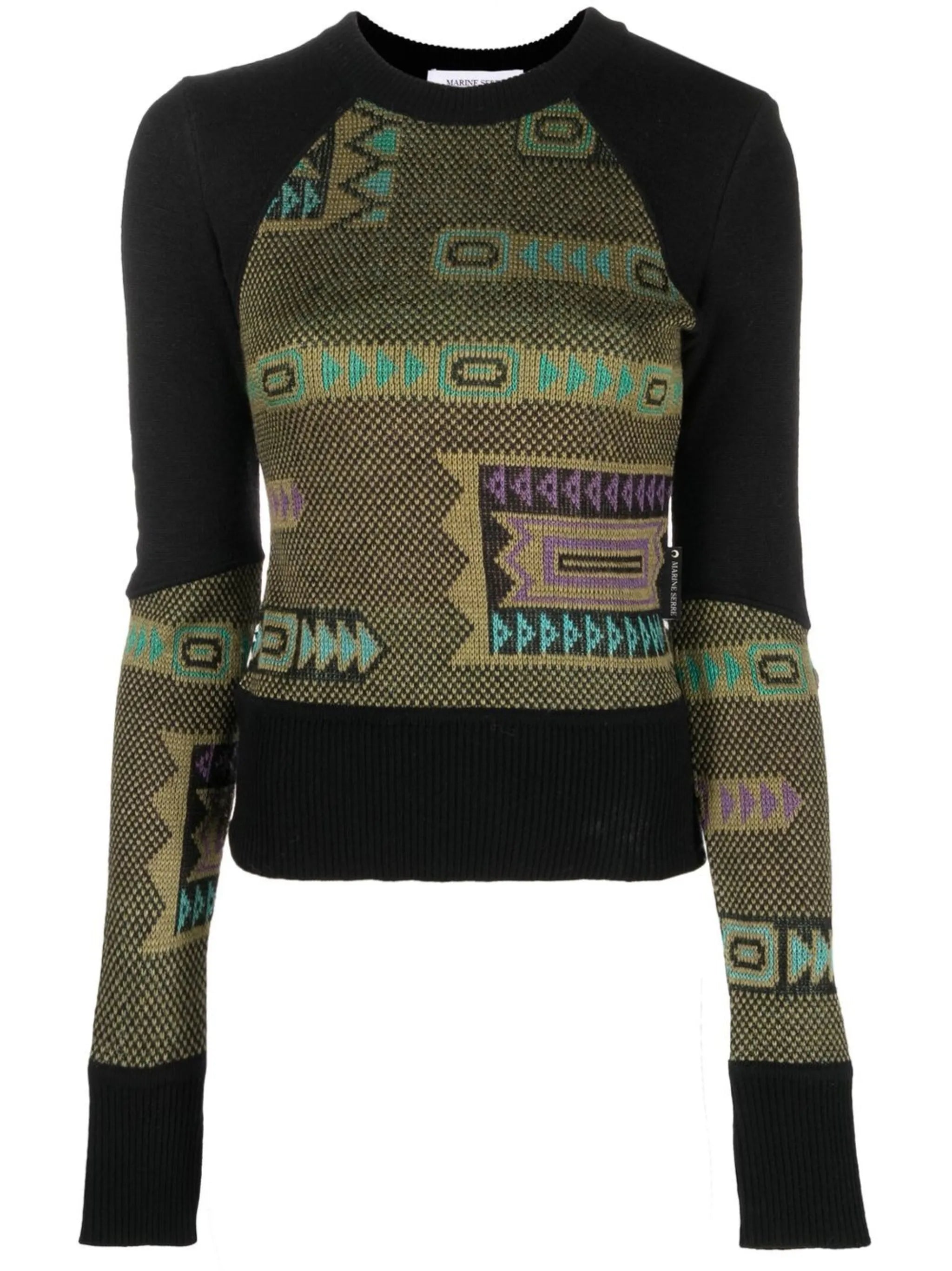 Knit Mélange Hybrid jumper