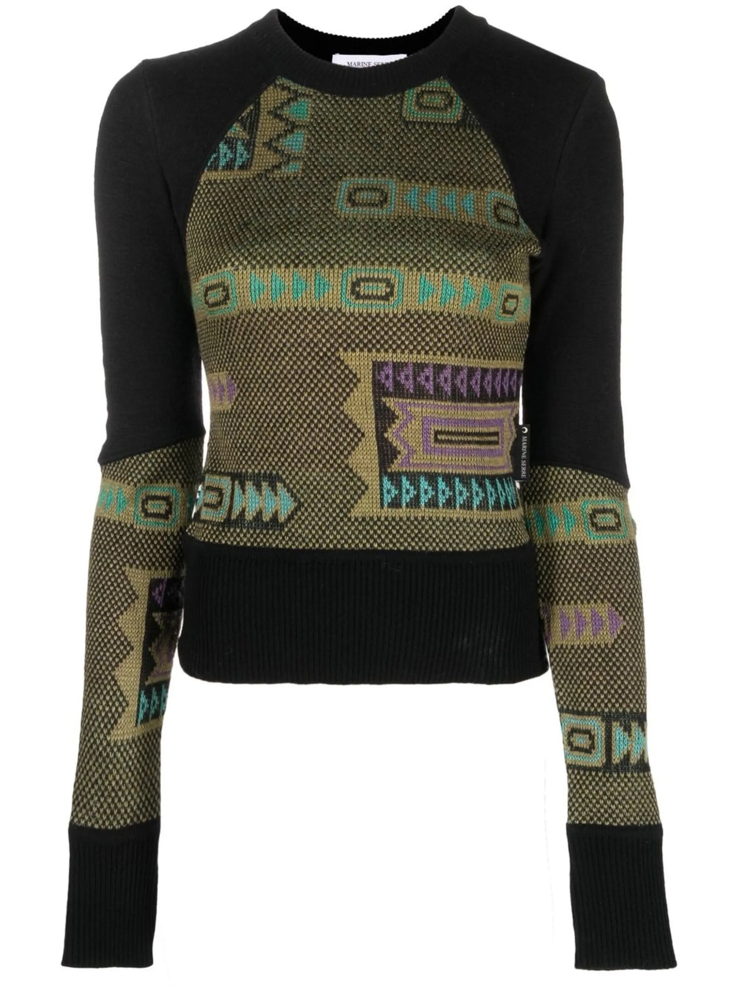 Knit Mélange Hybrid jumper