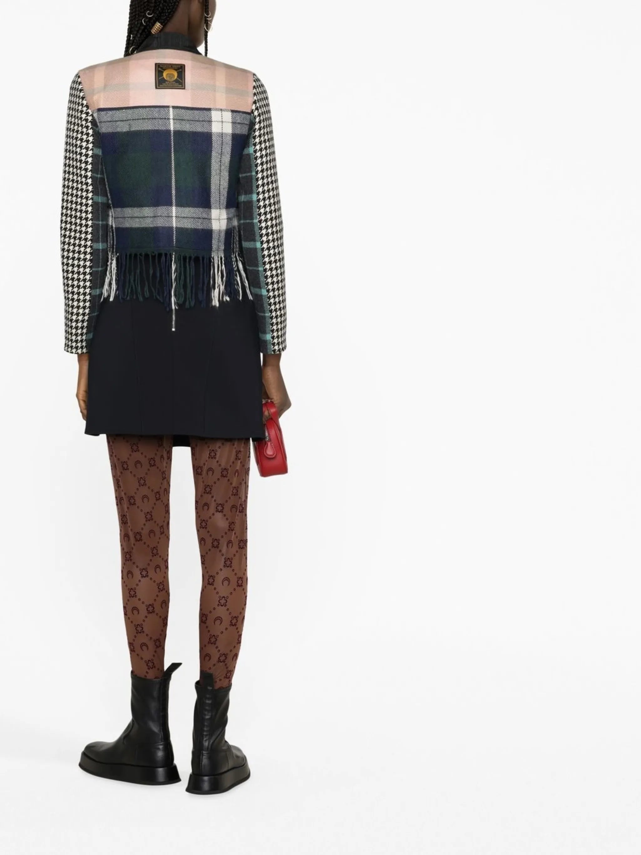 Boutis patchwork cropped jacket