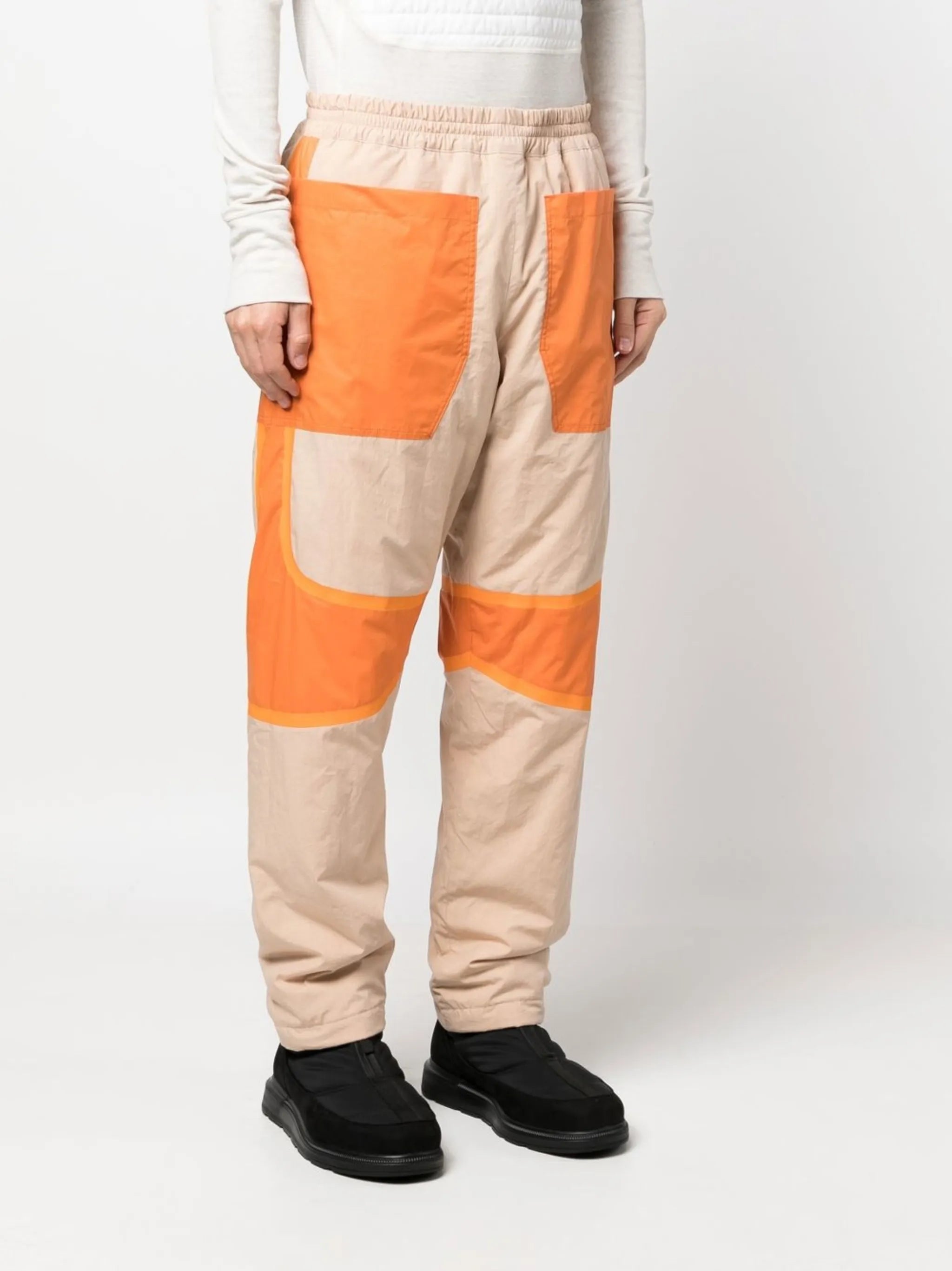 colour-block track pants