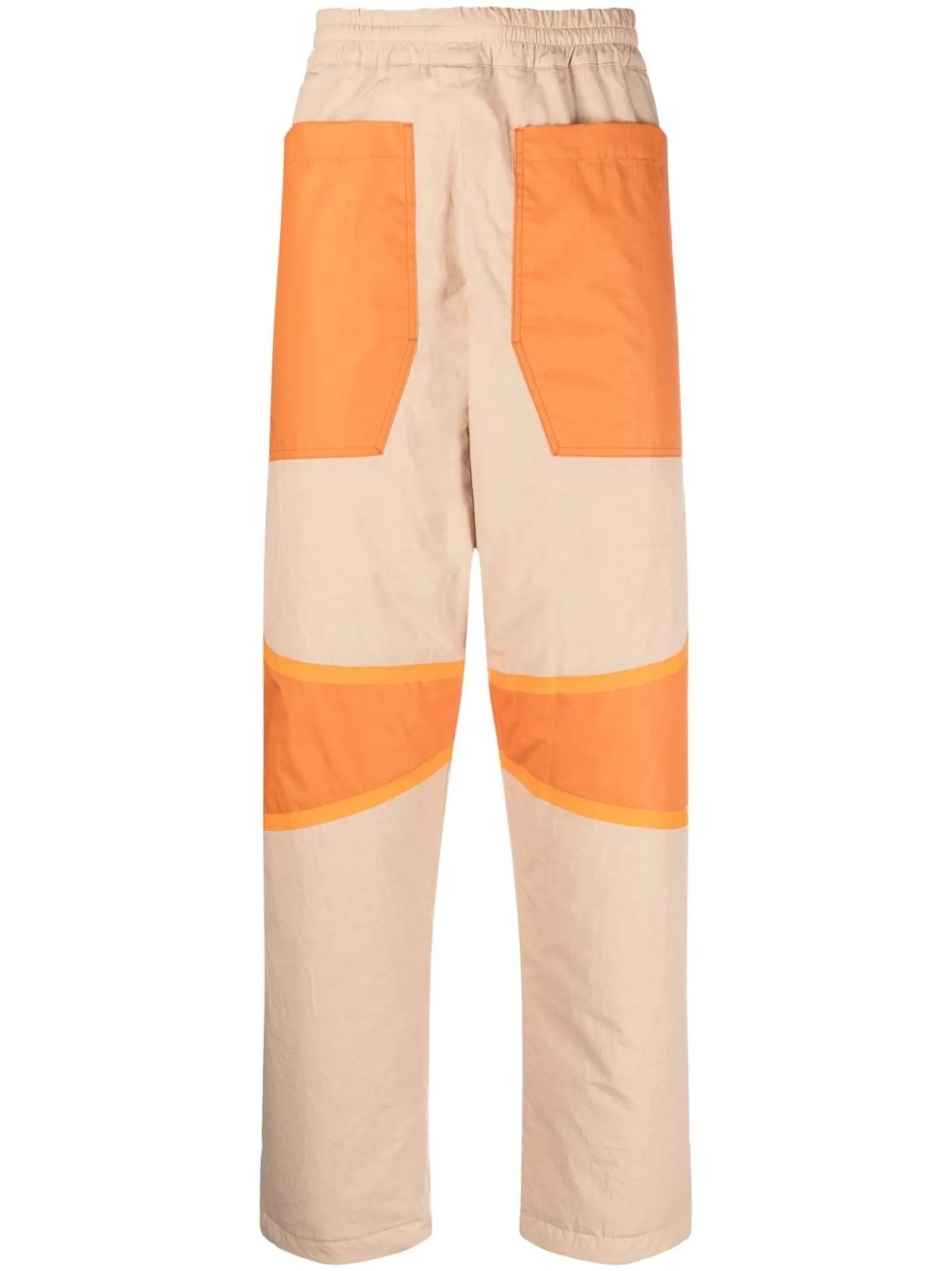 colour-block track pants