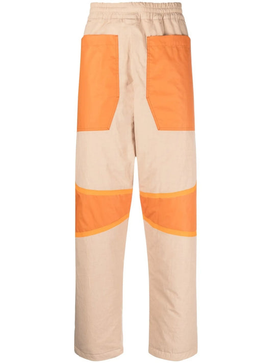 colour-block track pants