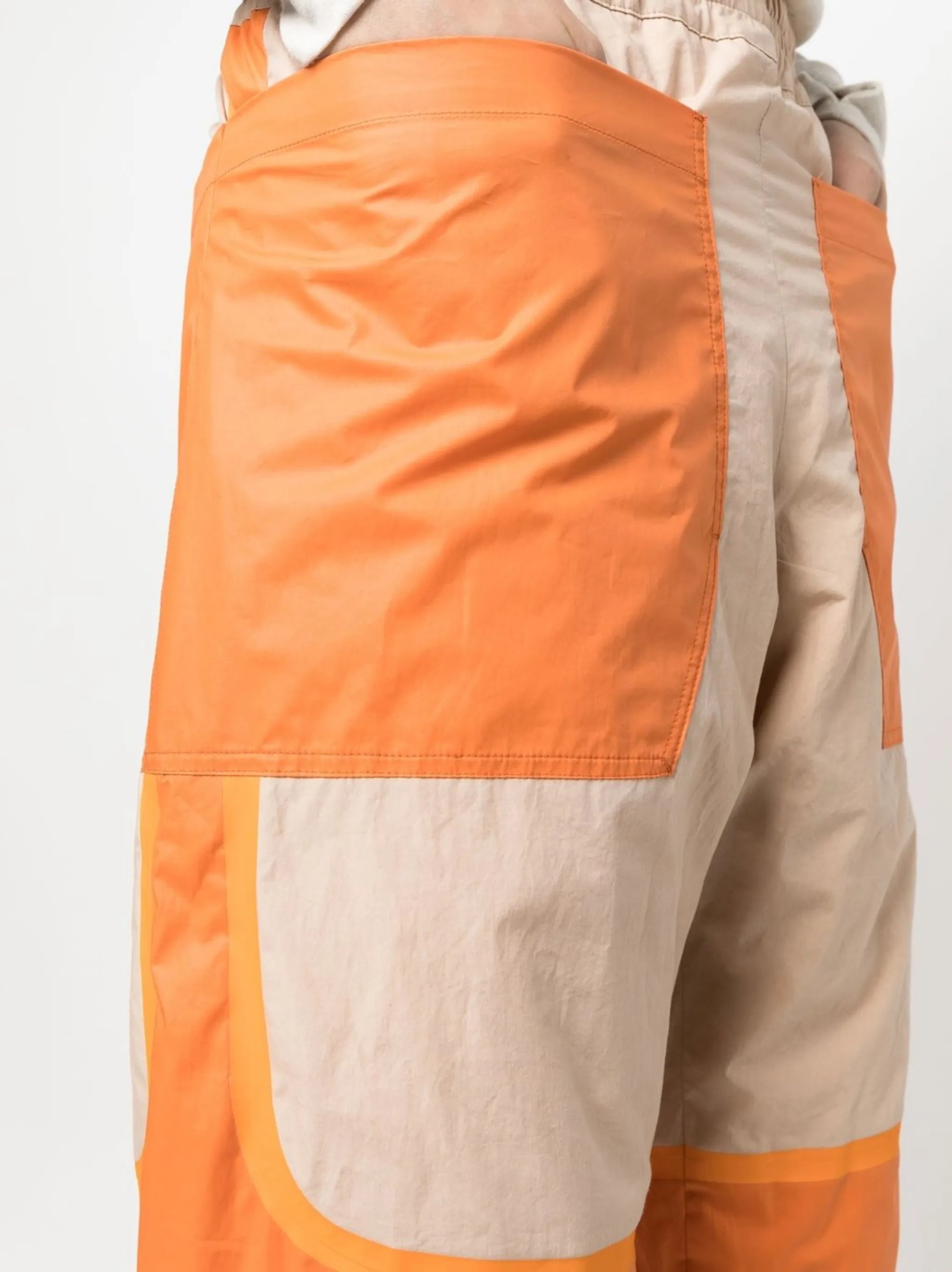 colour-block track pants