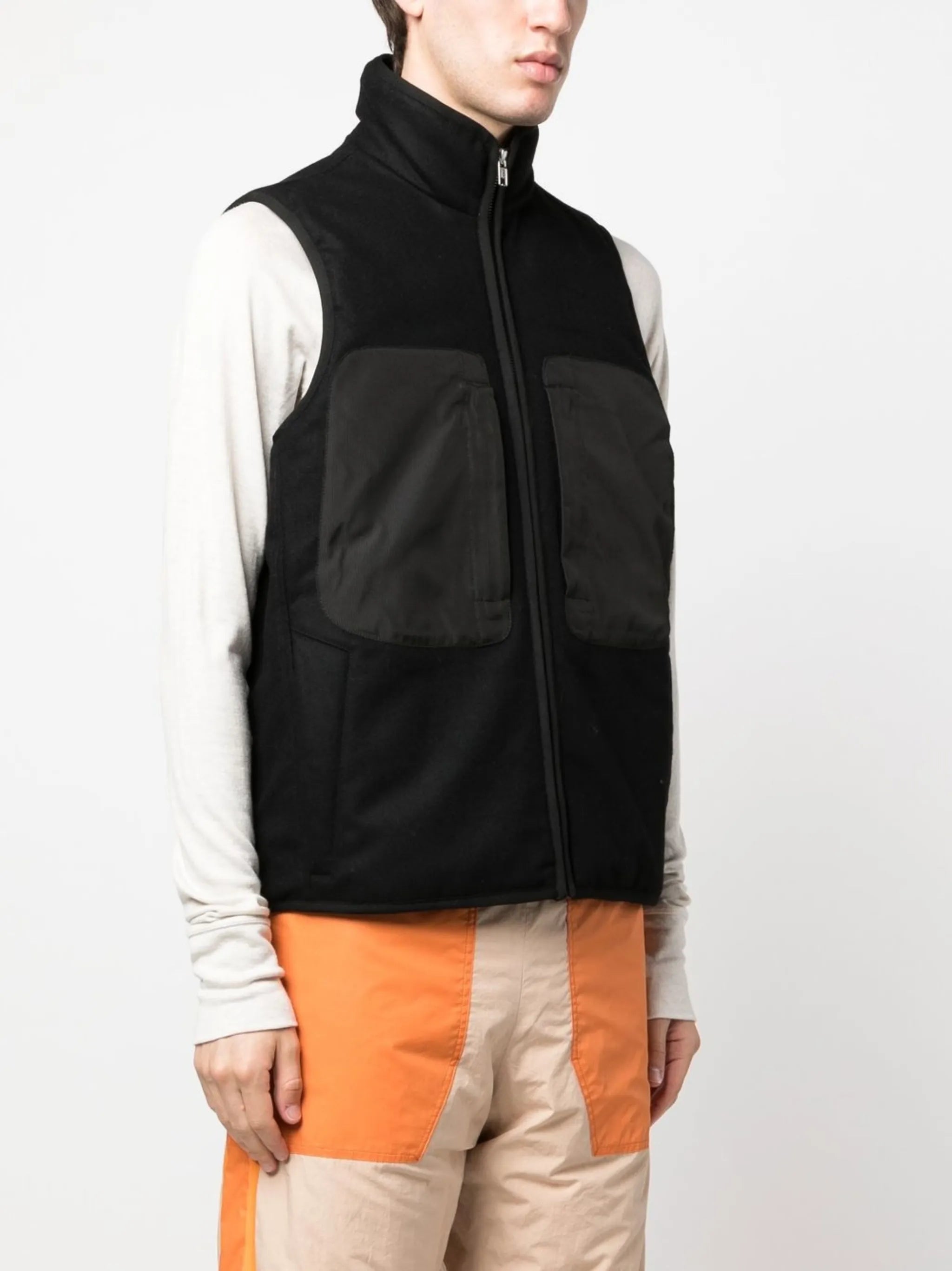 zip-up vest
