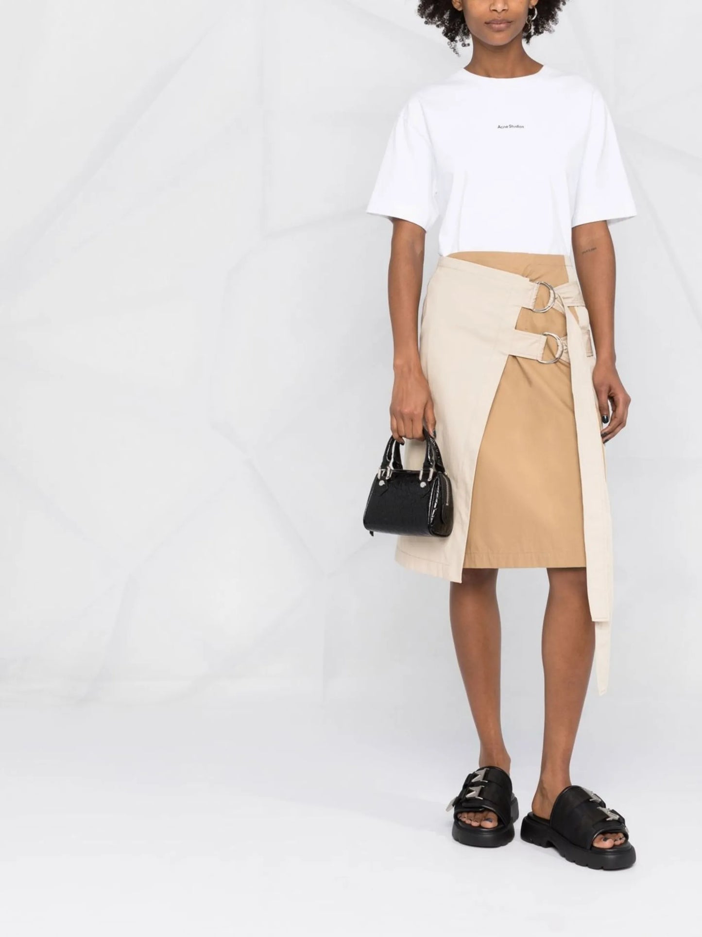 Dora croc-embossed leather tote bag