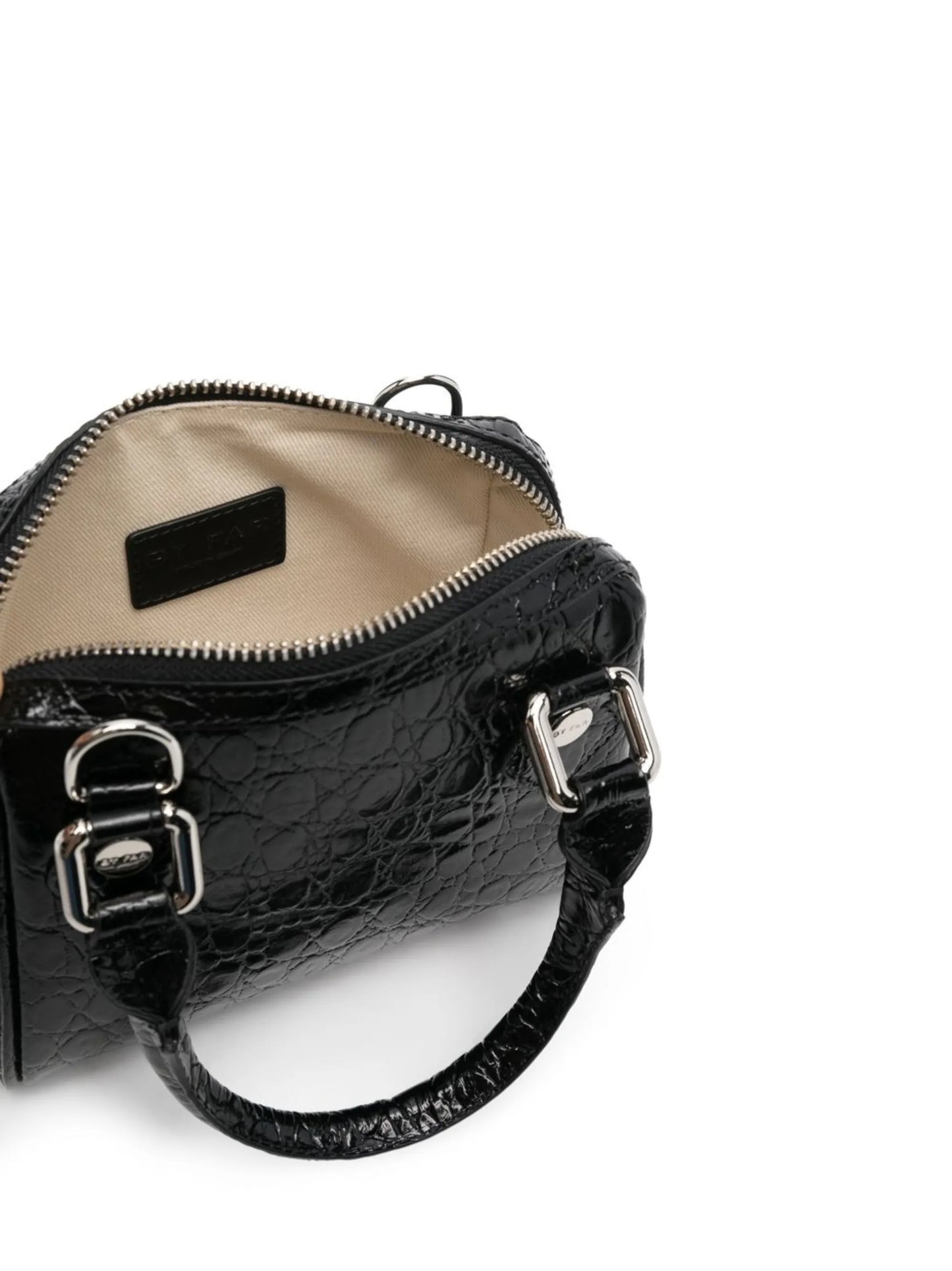 Dora croc-embossed leather tote bag