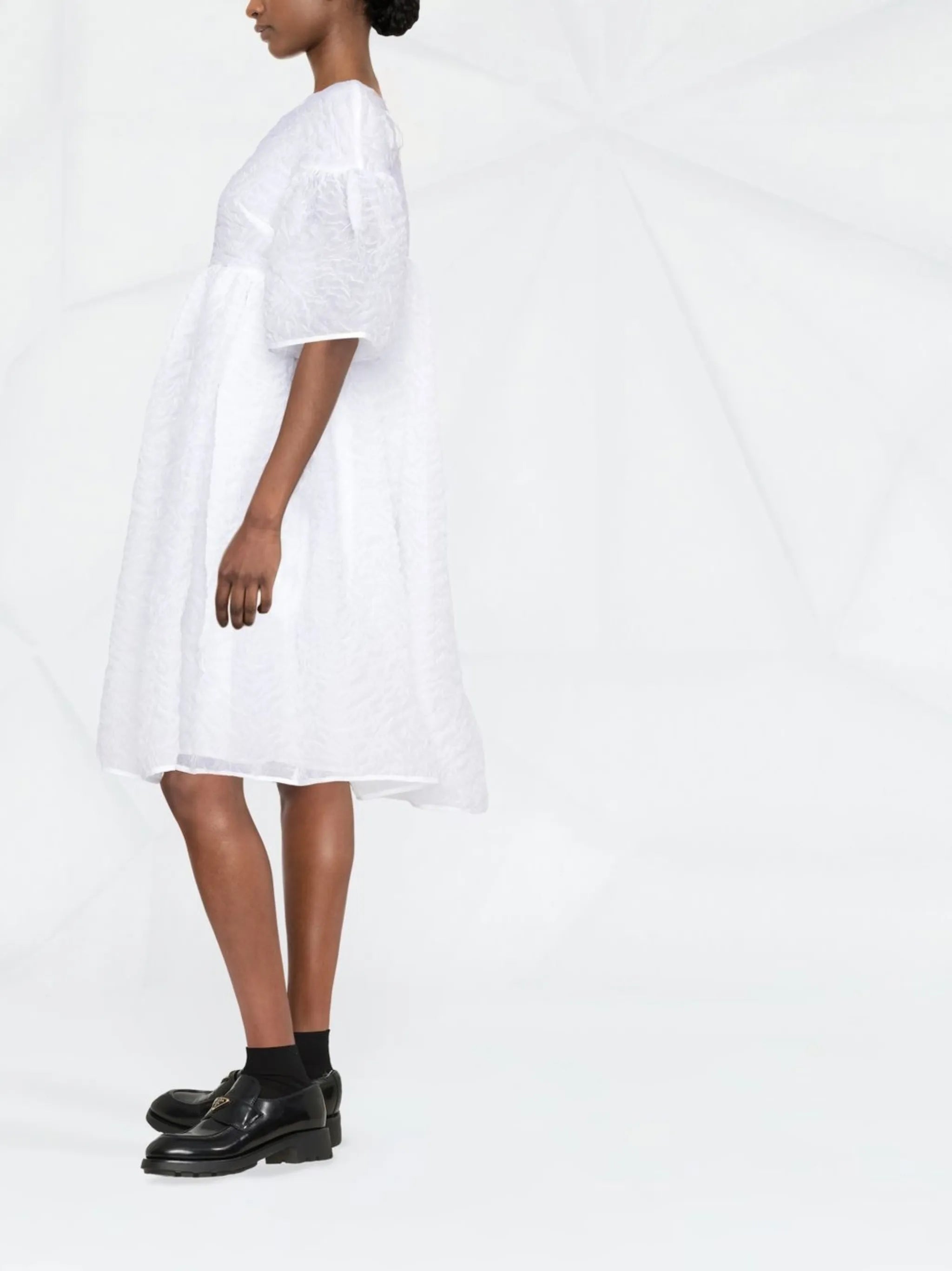 Florette textured mini dress