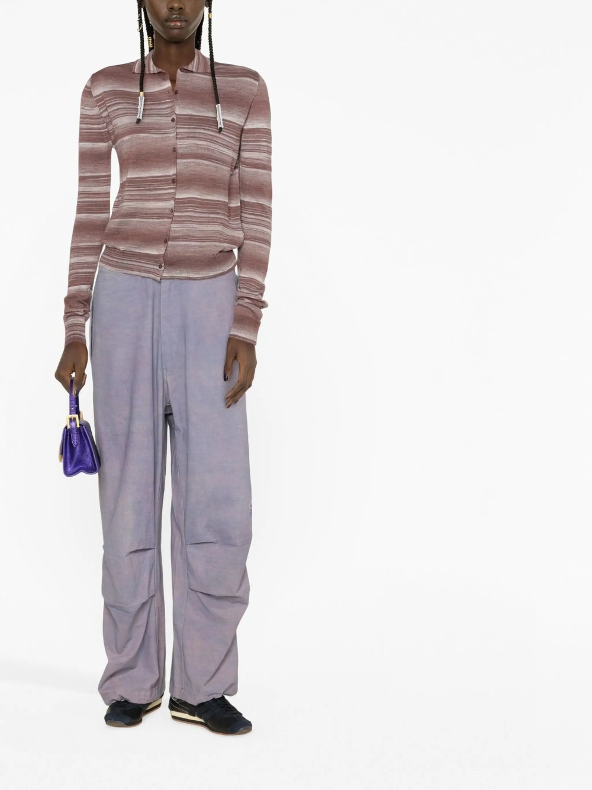 Julieta striped polo shirt