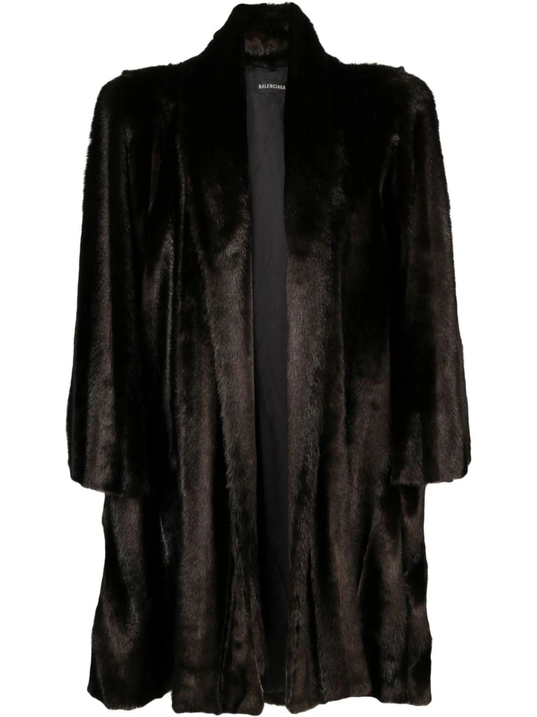 oversized faux fur coat