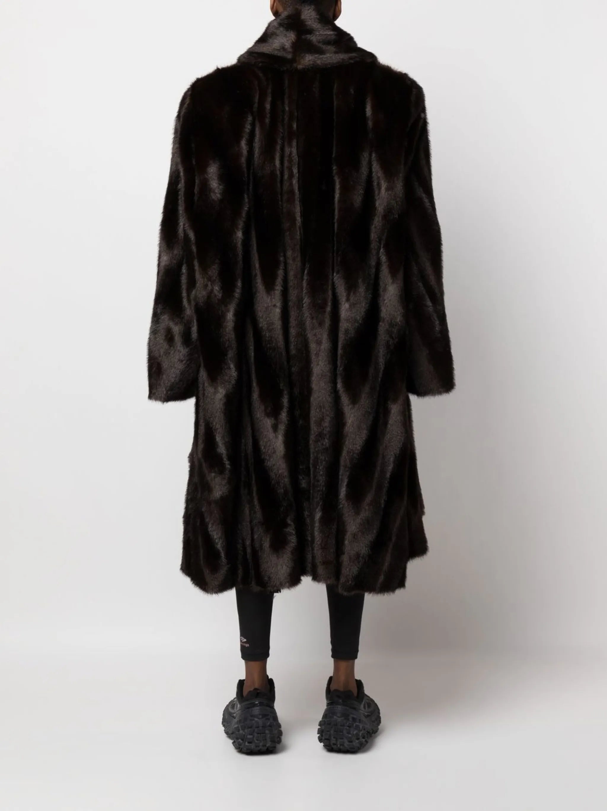 oversized faux fur coat