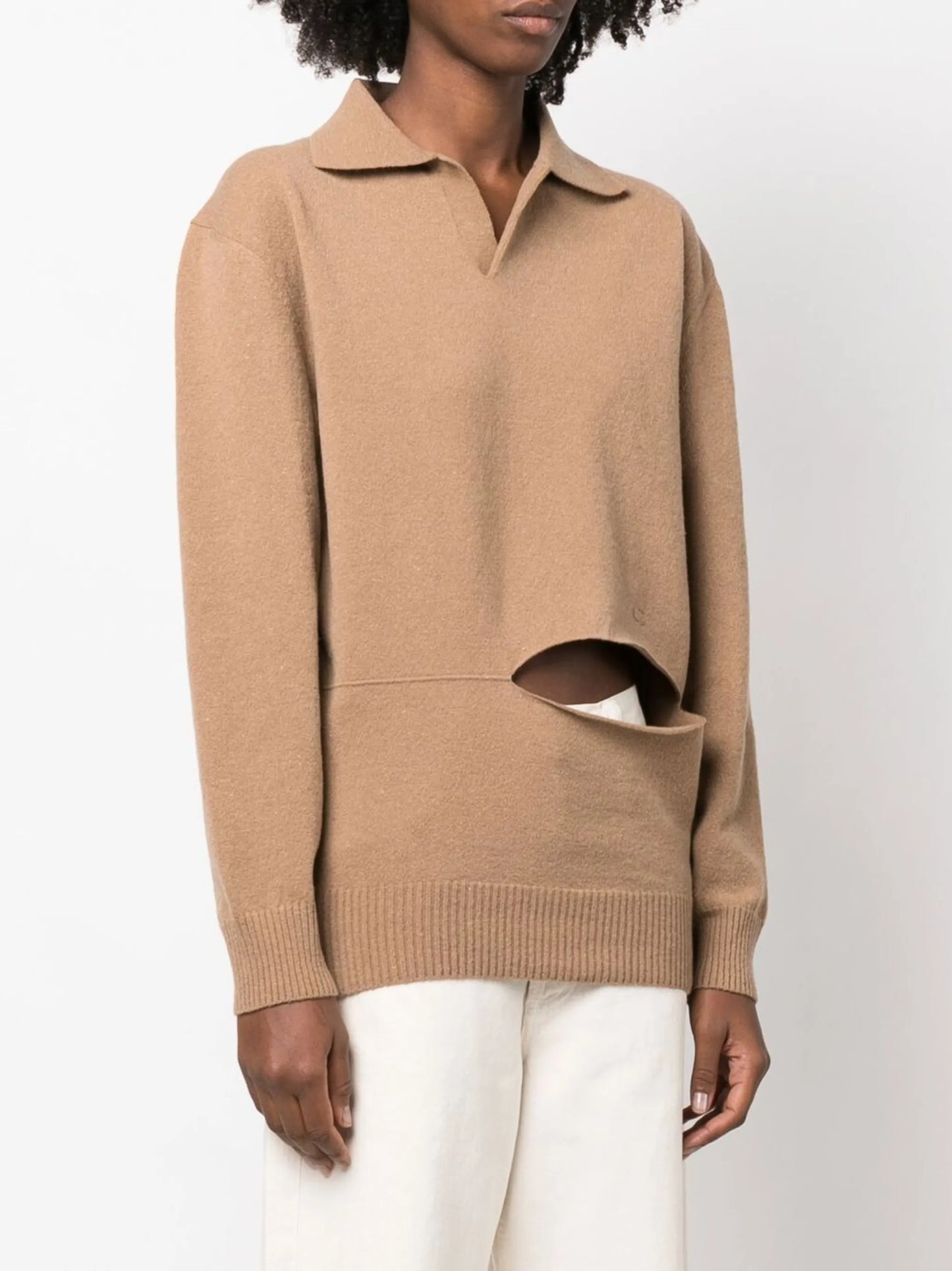 Rye cut-out jumper