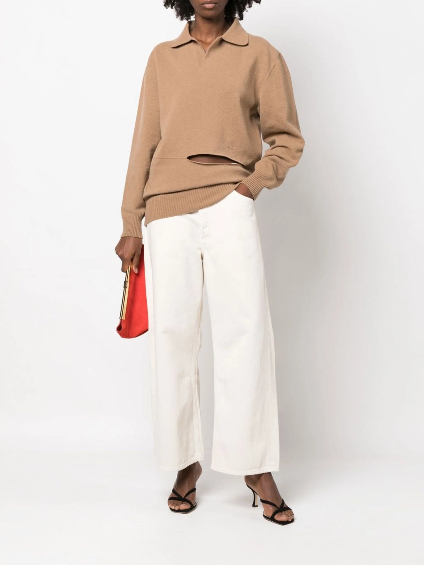Rye cut-out jumper