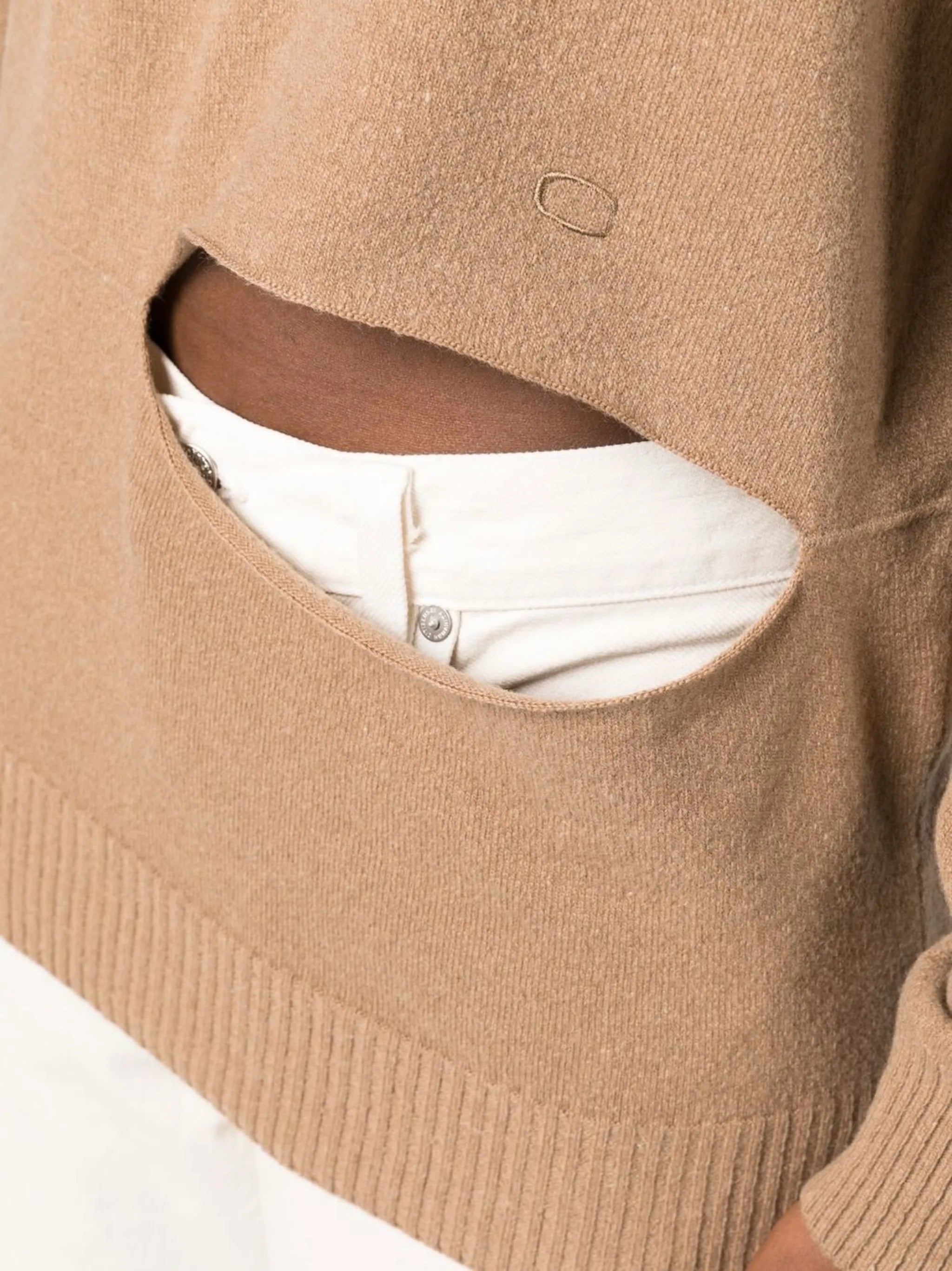 Rye cut-out jumper