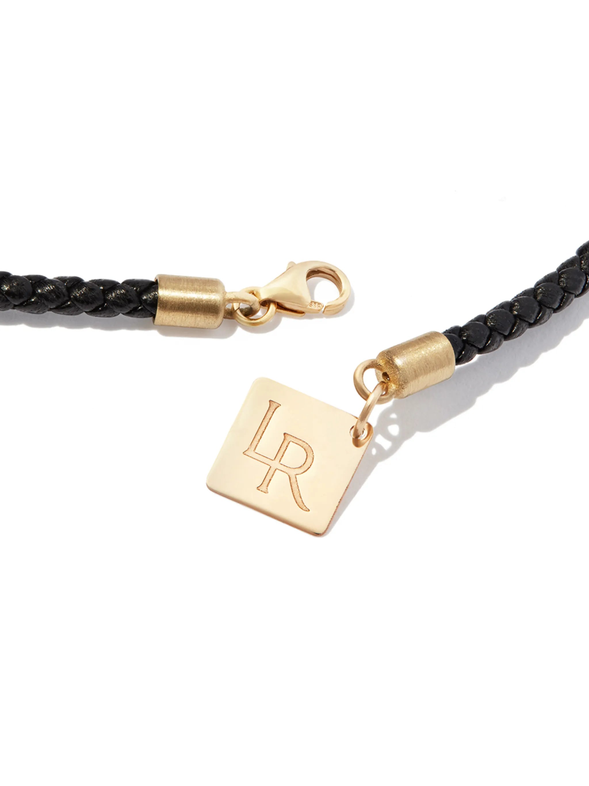 14kt yellow gold Hold Me charm necklace