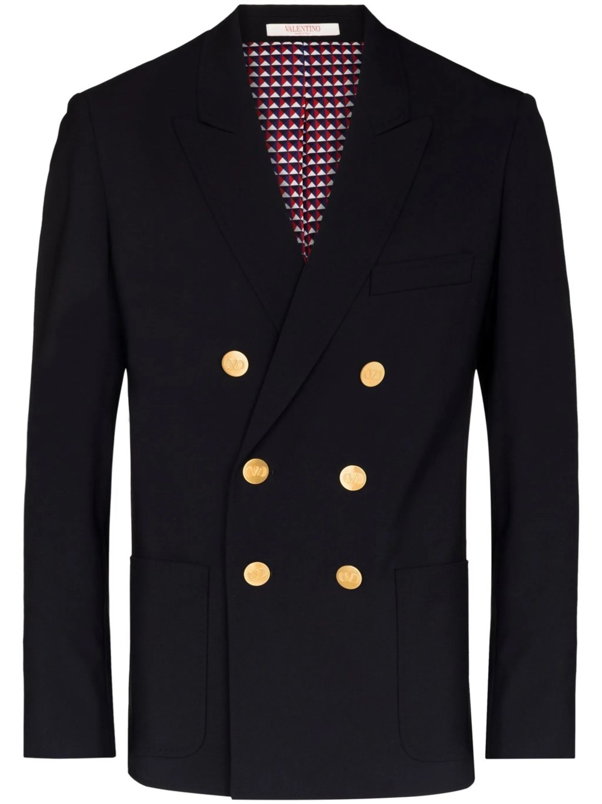 double-breasted blazer