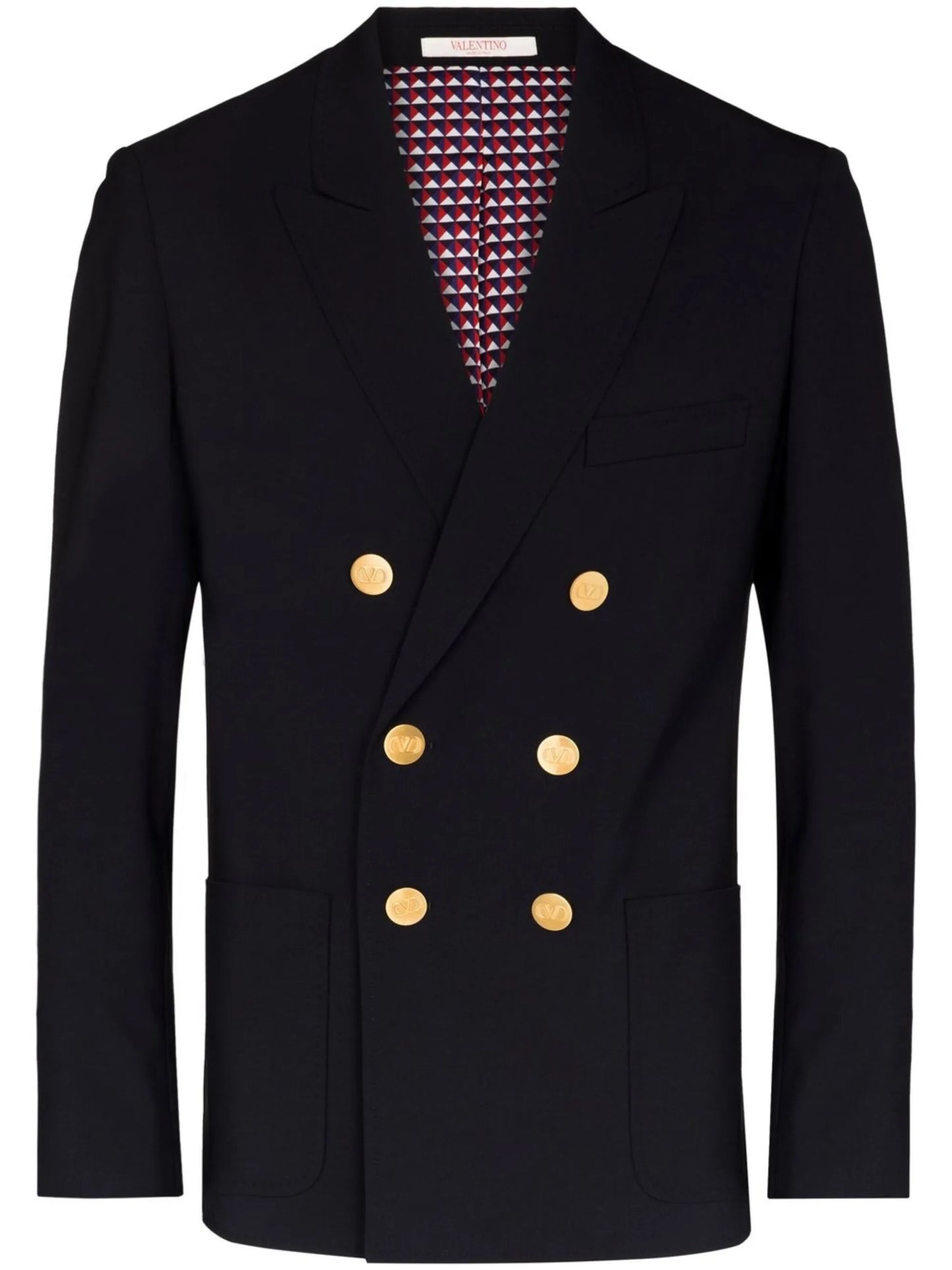 double-breasted blazer