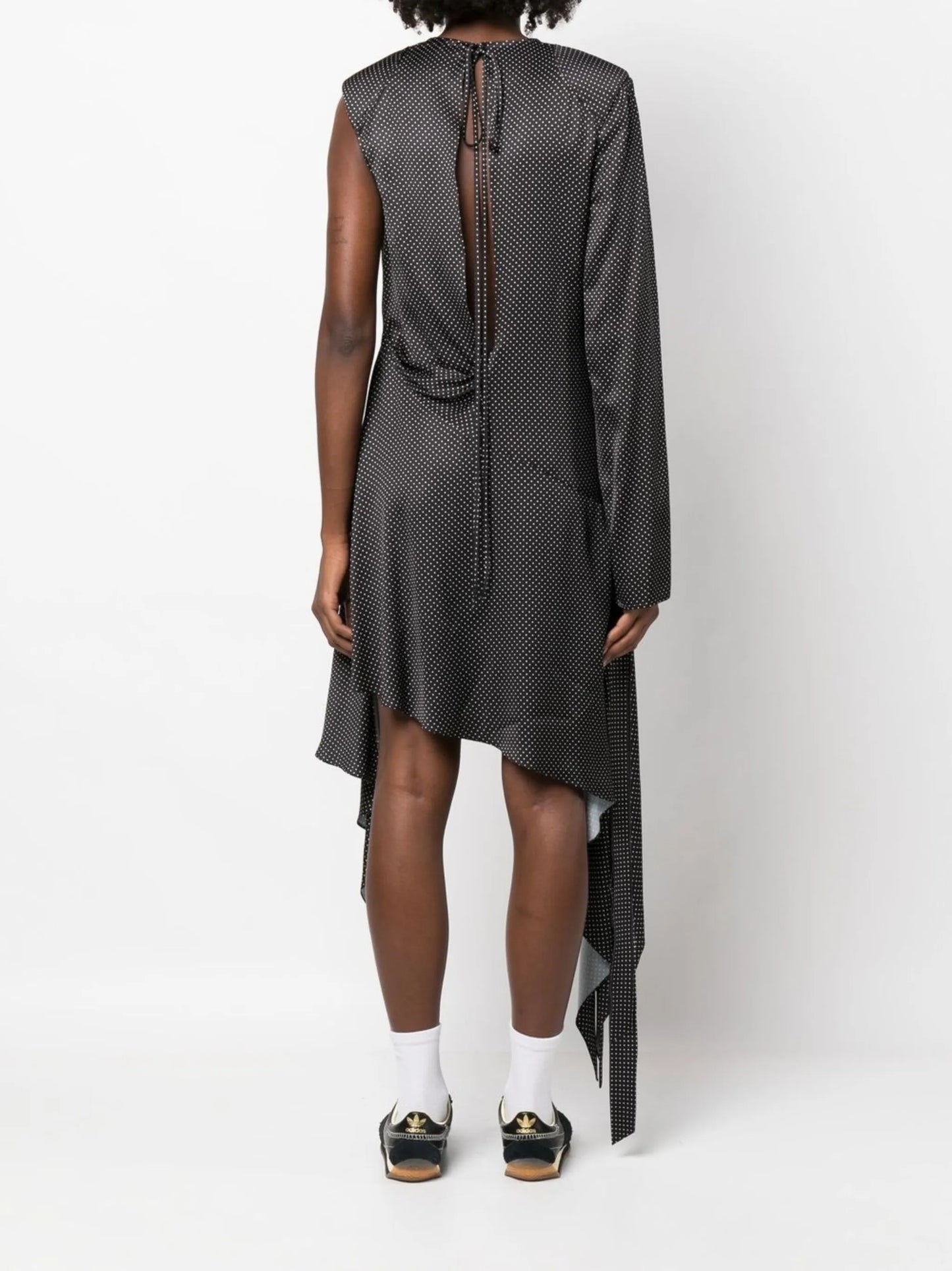 Lasso asymmetric dress