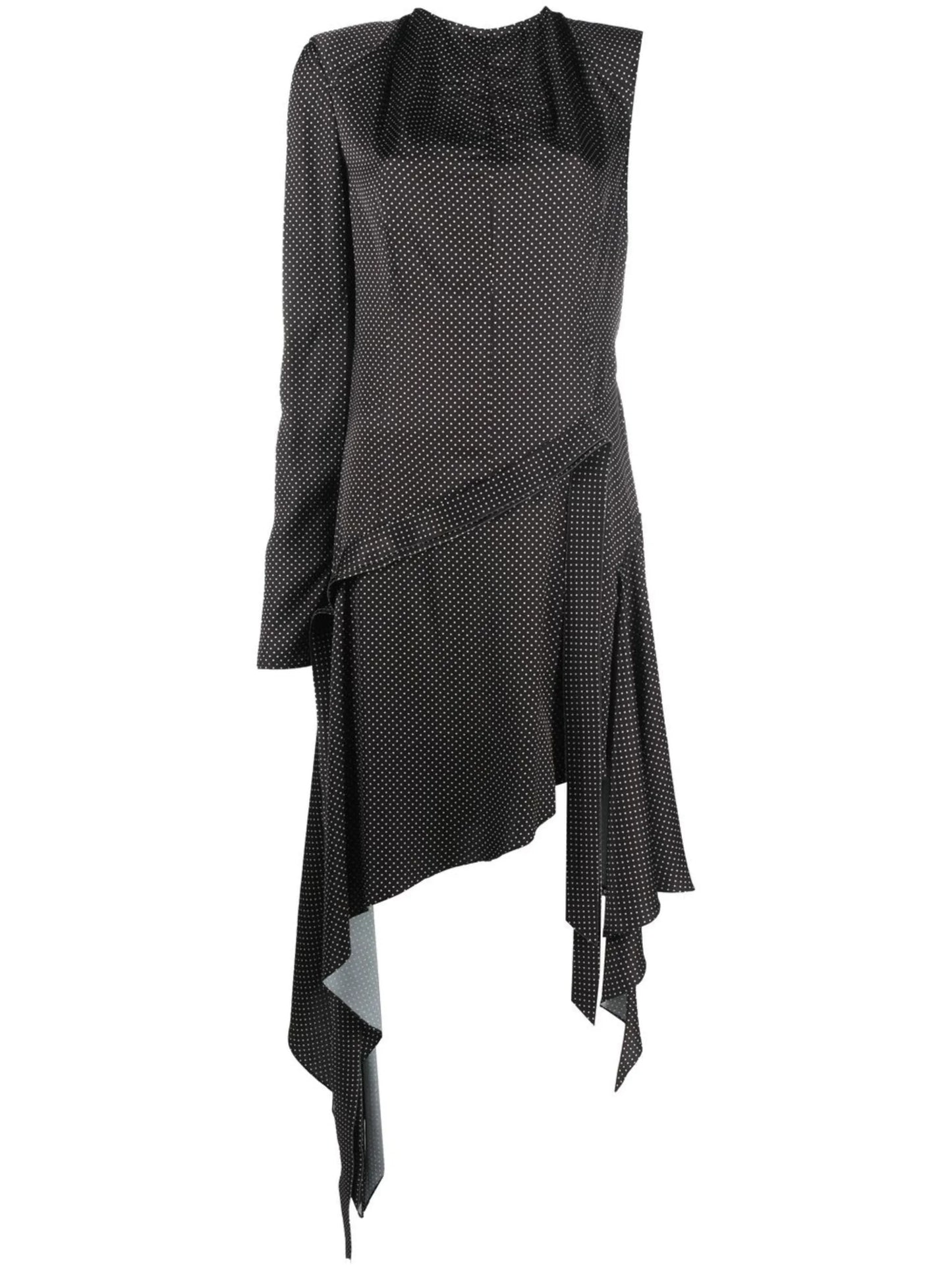 Lasso asymmetric dress