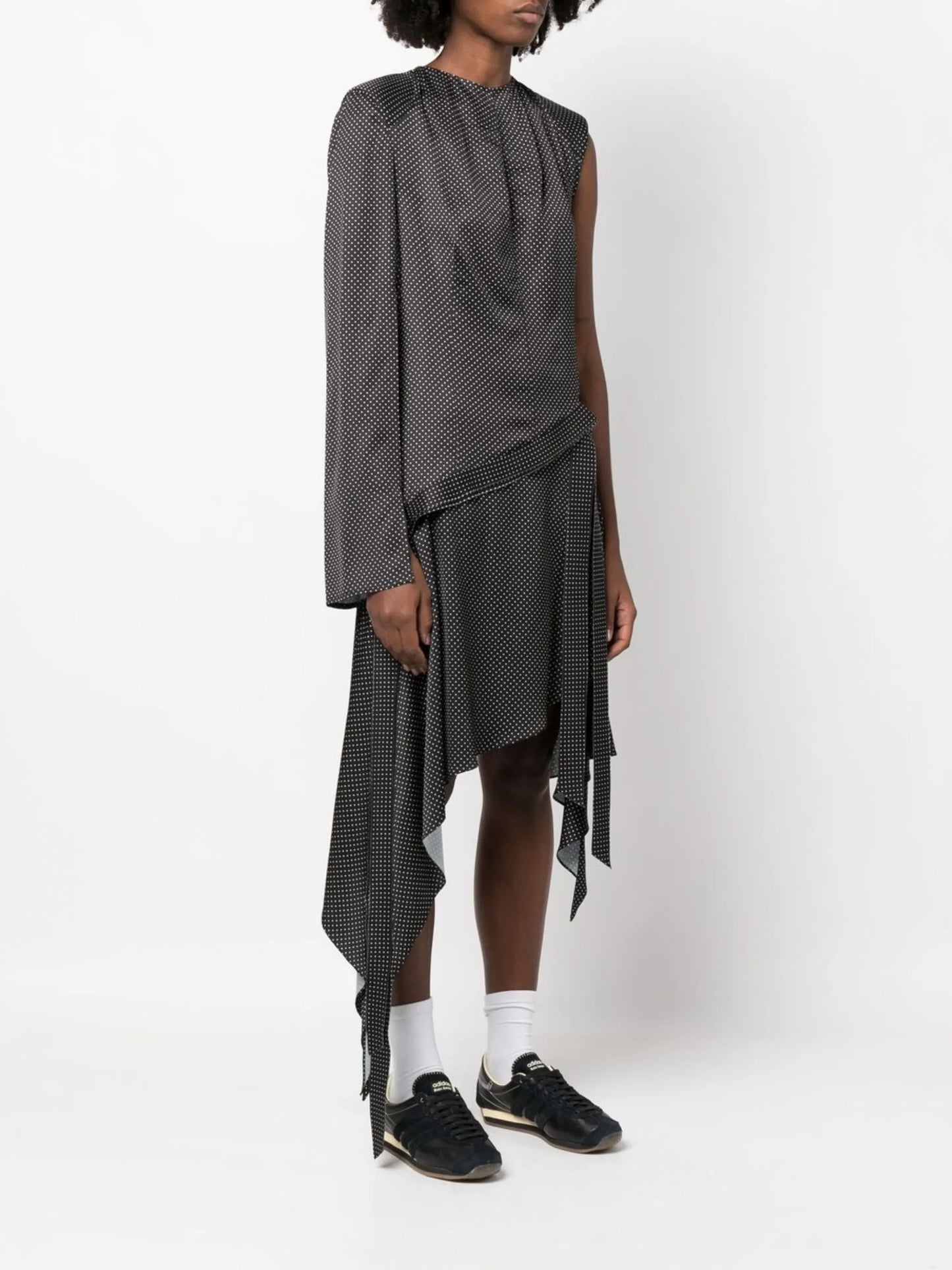 Lasso asymmetric dress