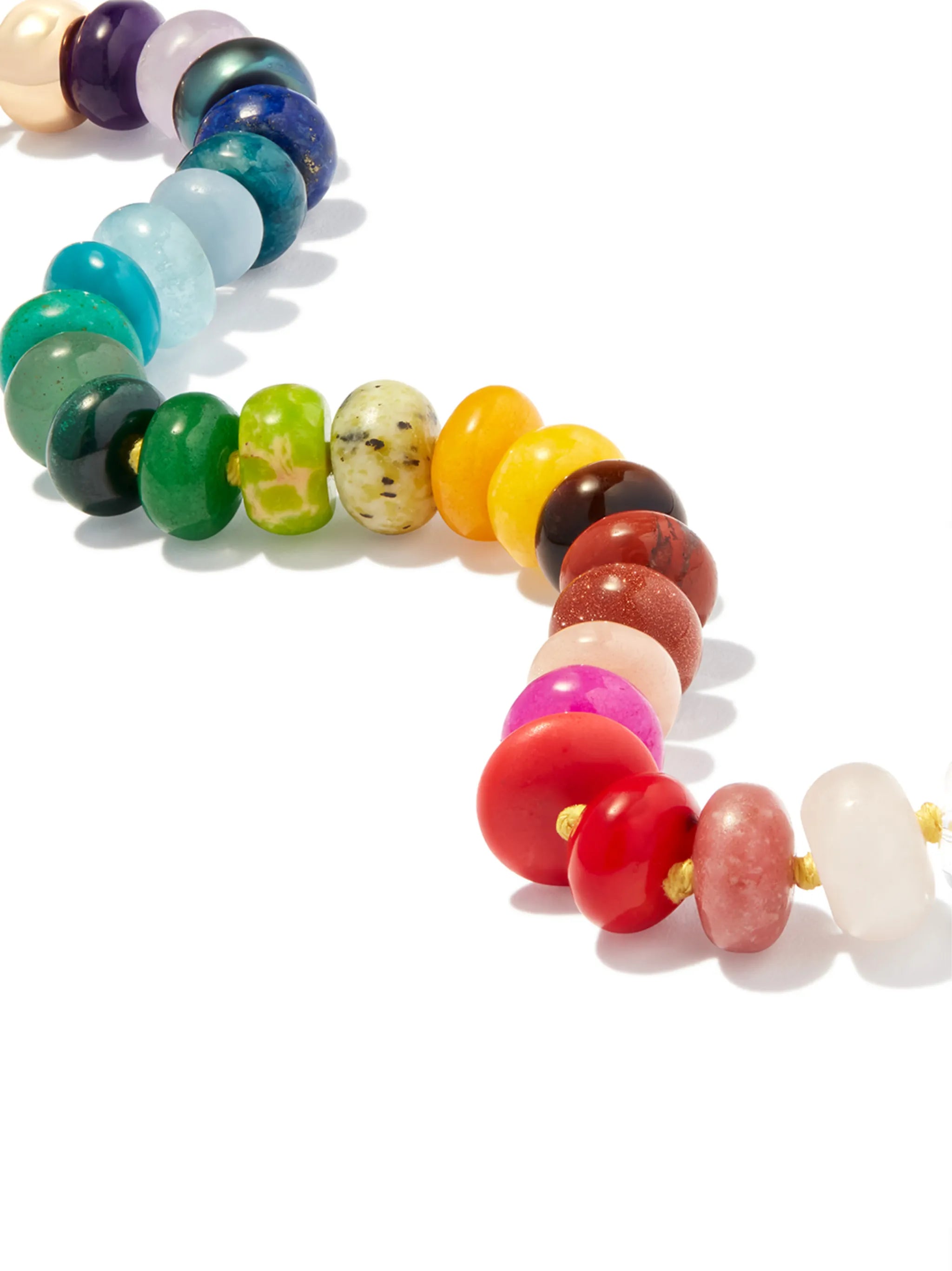 18kt yellow gold multi-stone bracelet
