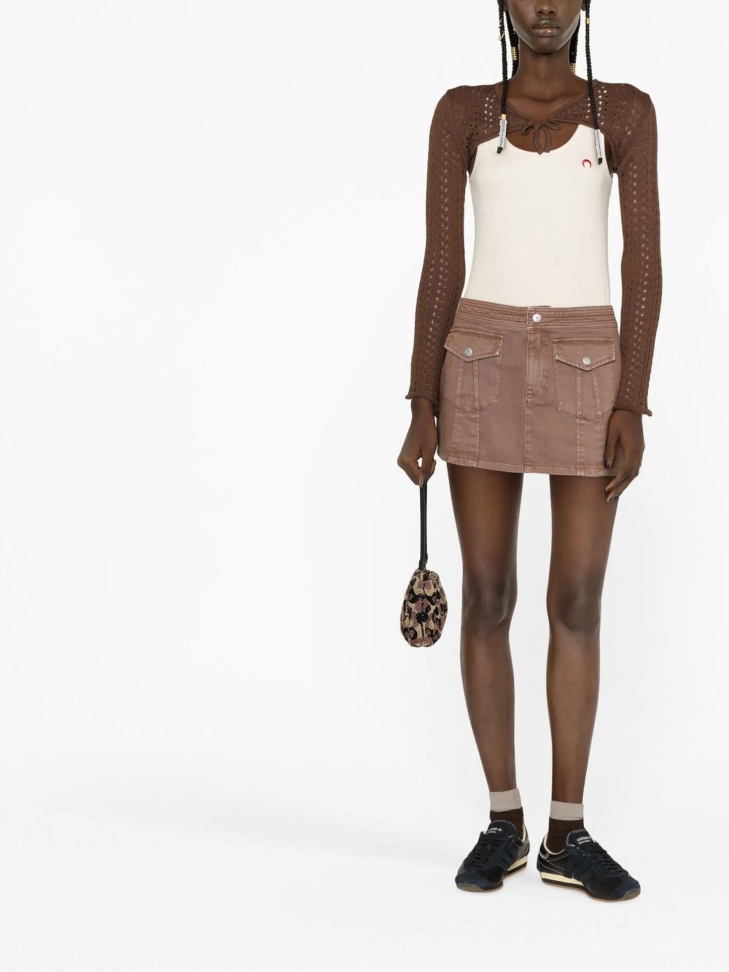 Honda pleated mini skirt