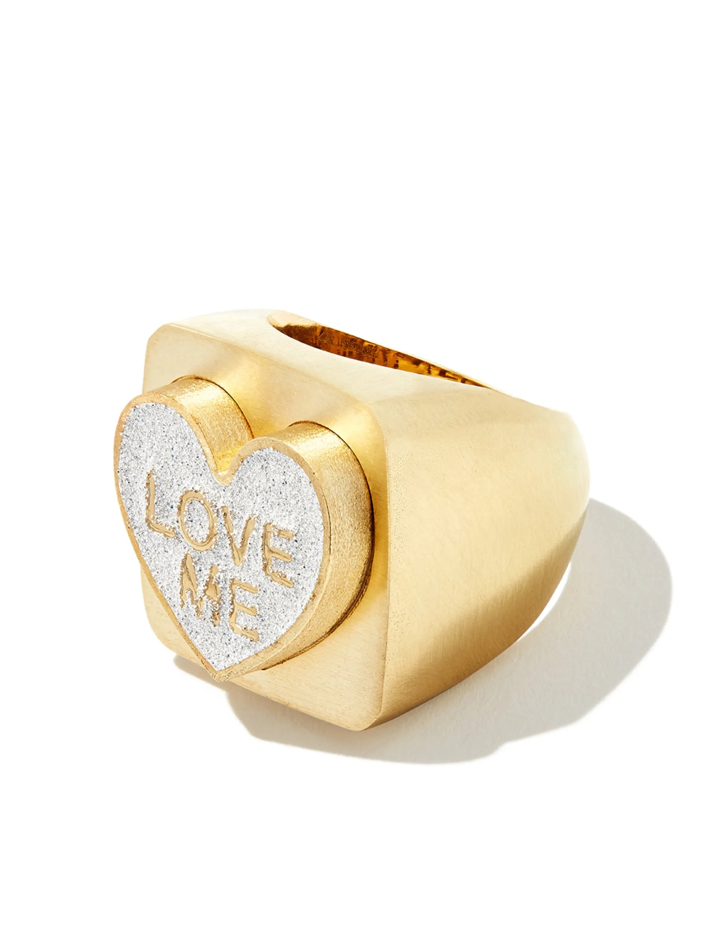 14kt yellow gold Love Me cocktail ring
