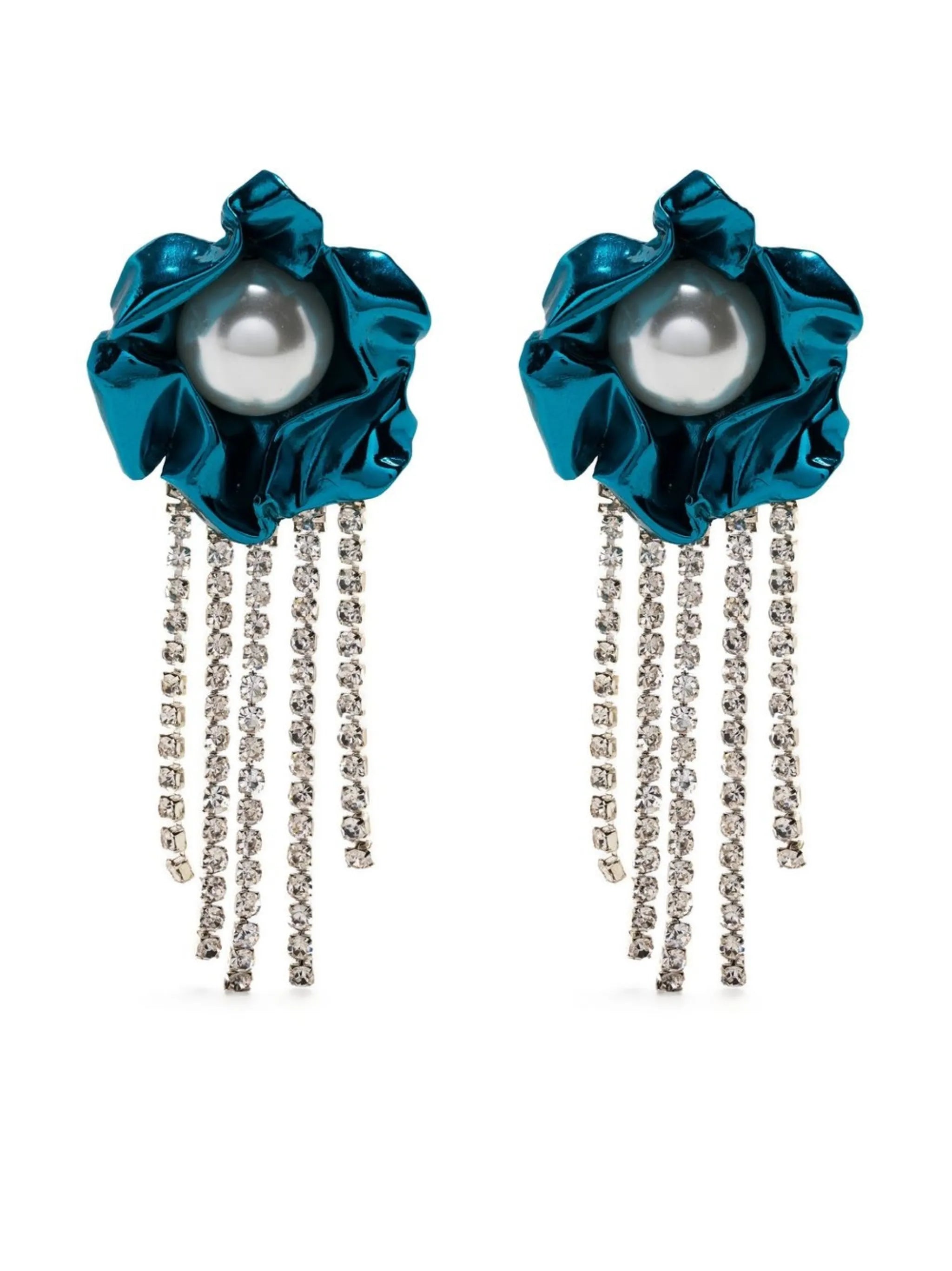 Poppy pearl drop earrings