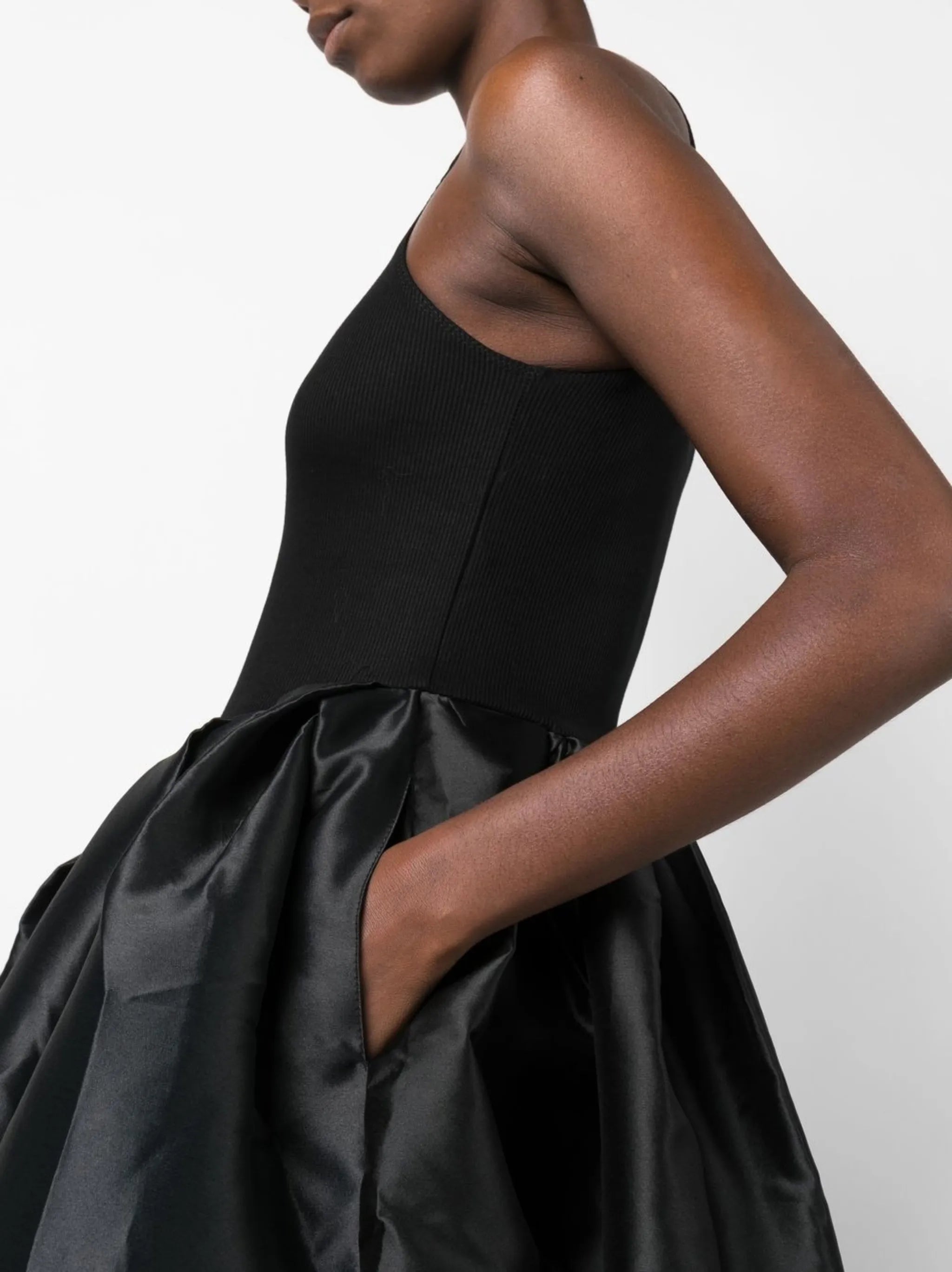 sleeveless midi dress