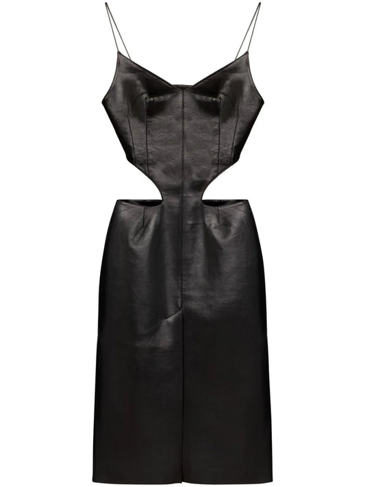 cut-out midi dress