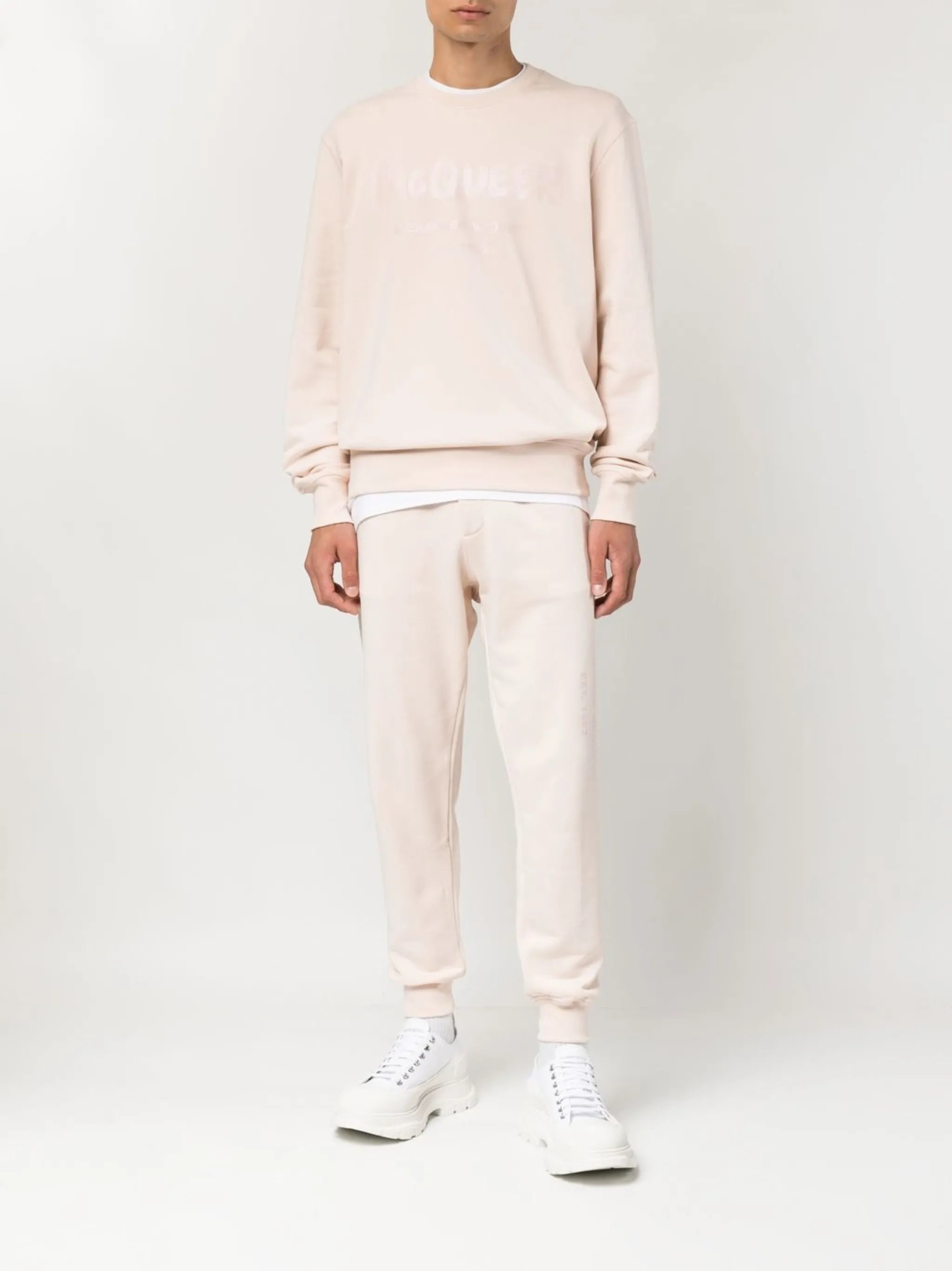 logo-print track pants