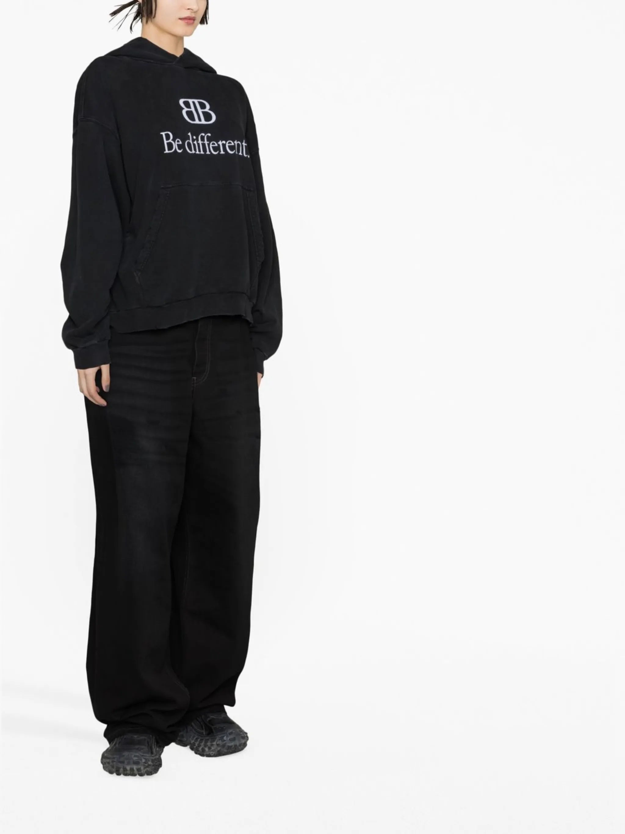 Be Different print hoodie