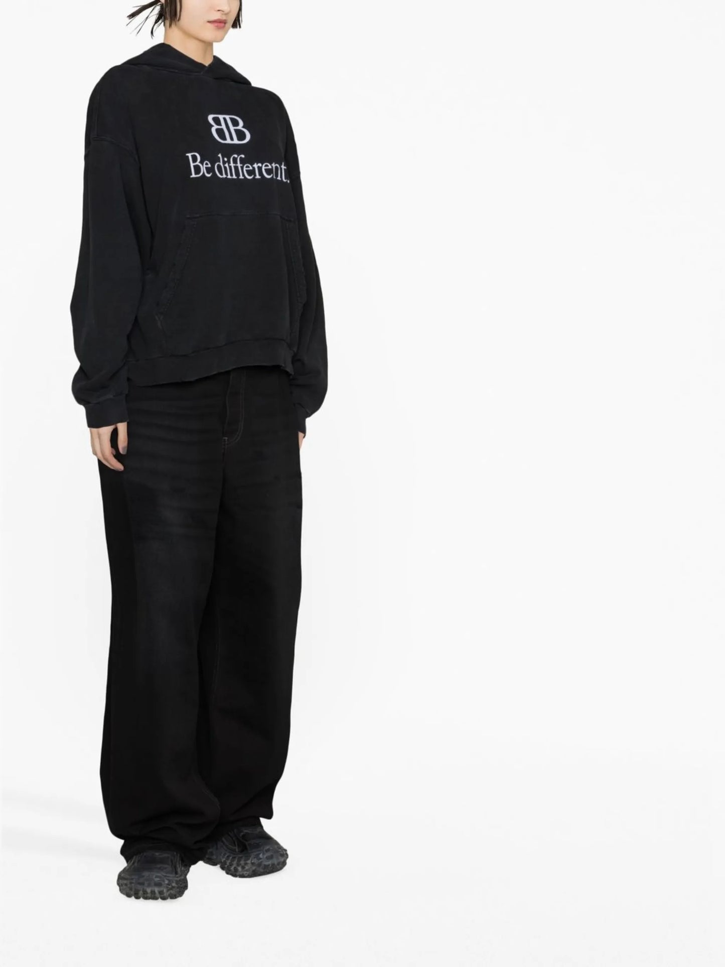 Be Different print hoodie